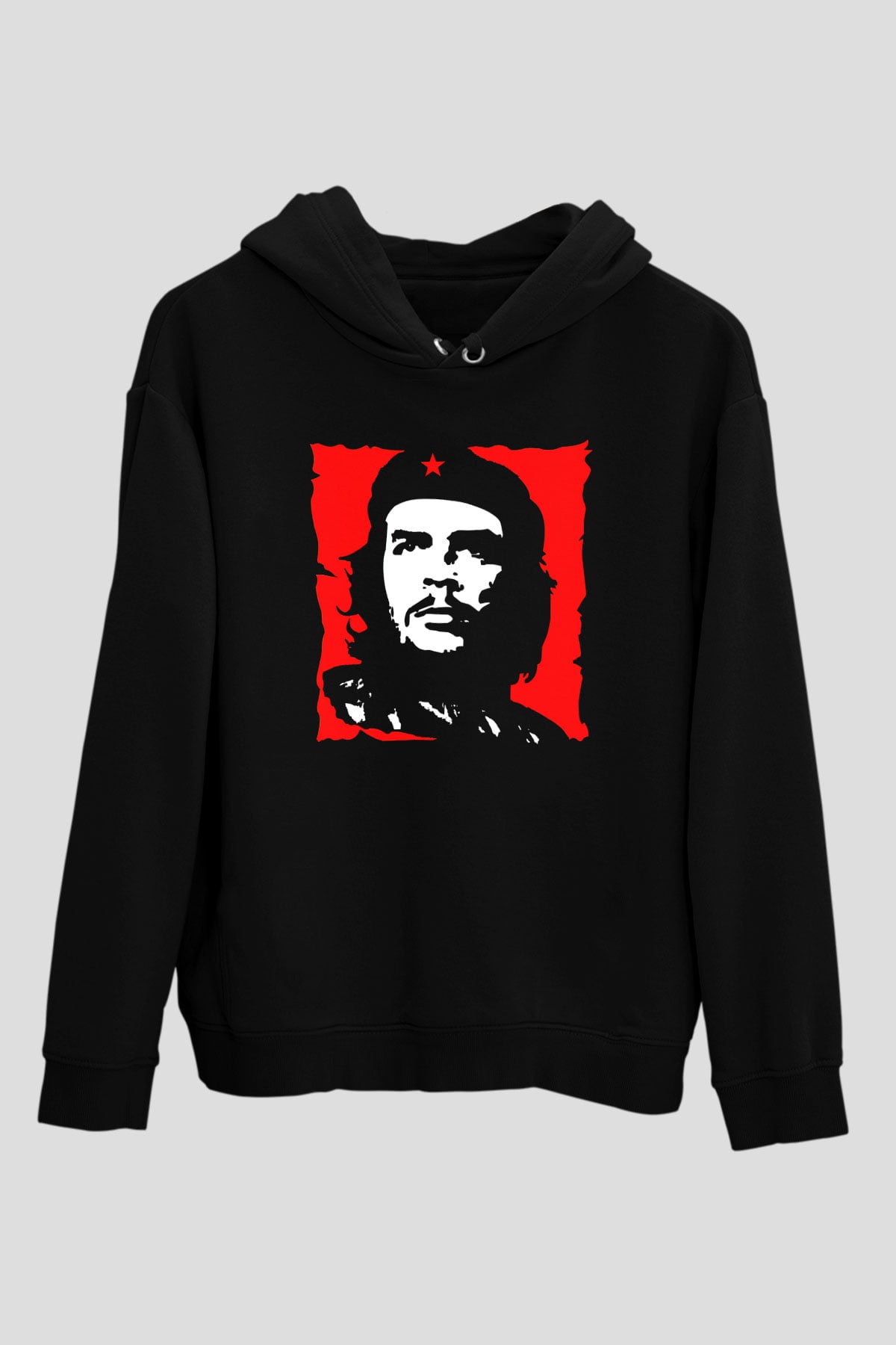Che Guevara Siyah Unisex Hoodie