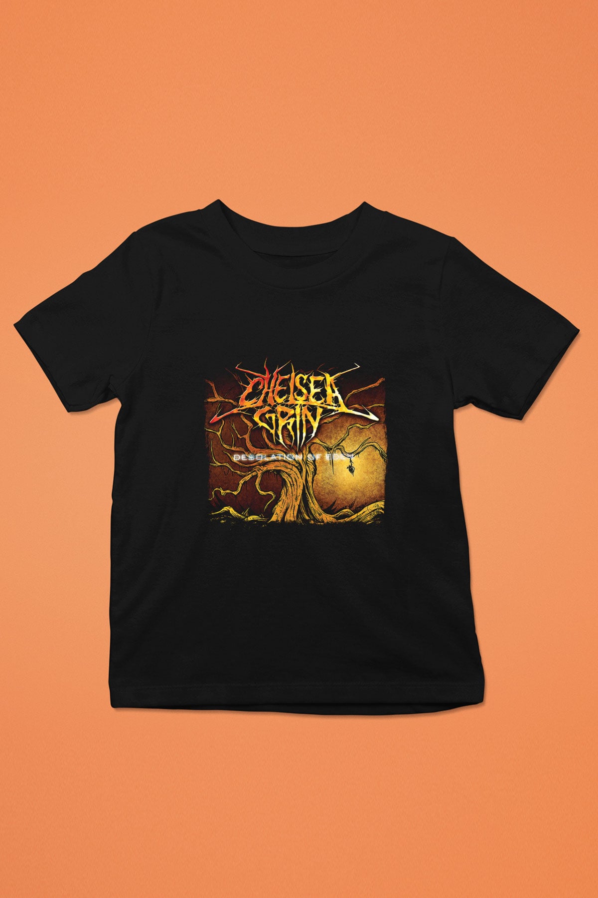Chelsea Grin Baskılı Unisex Siyah Çocuk Tişört