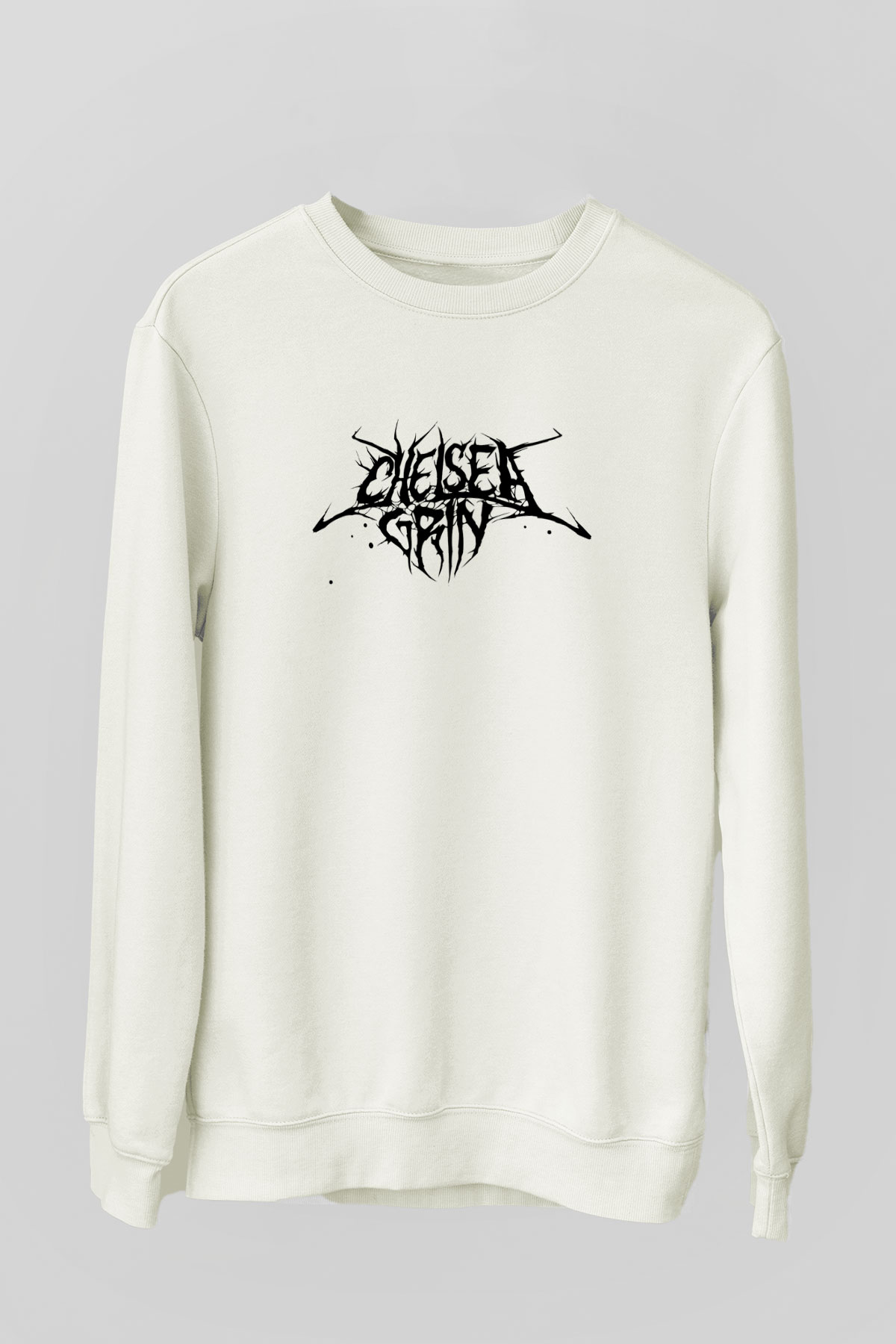 Chelsea Grin Beyaz Unisex Sweatshirt