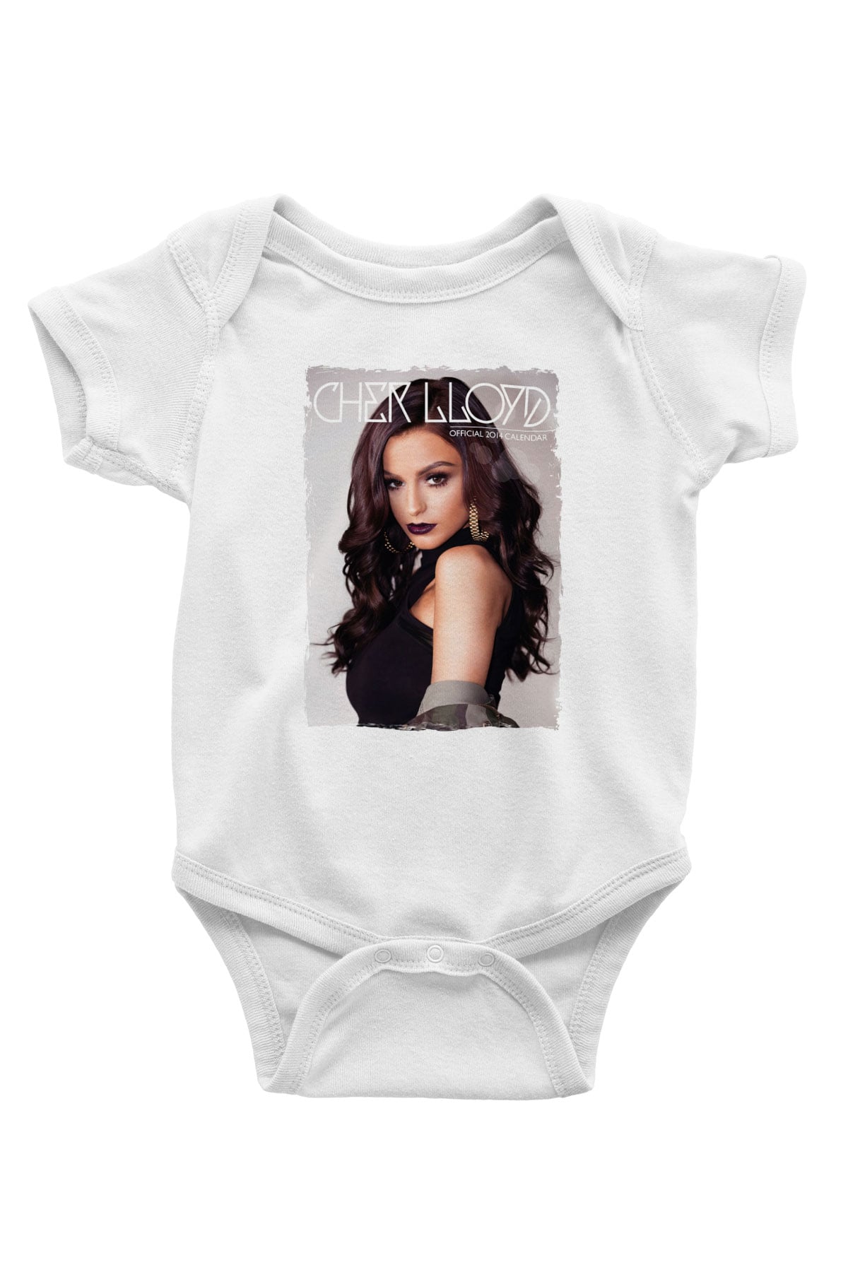 Cher Lloyd Beyaz Bebek Body - Zıbın