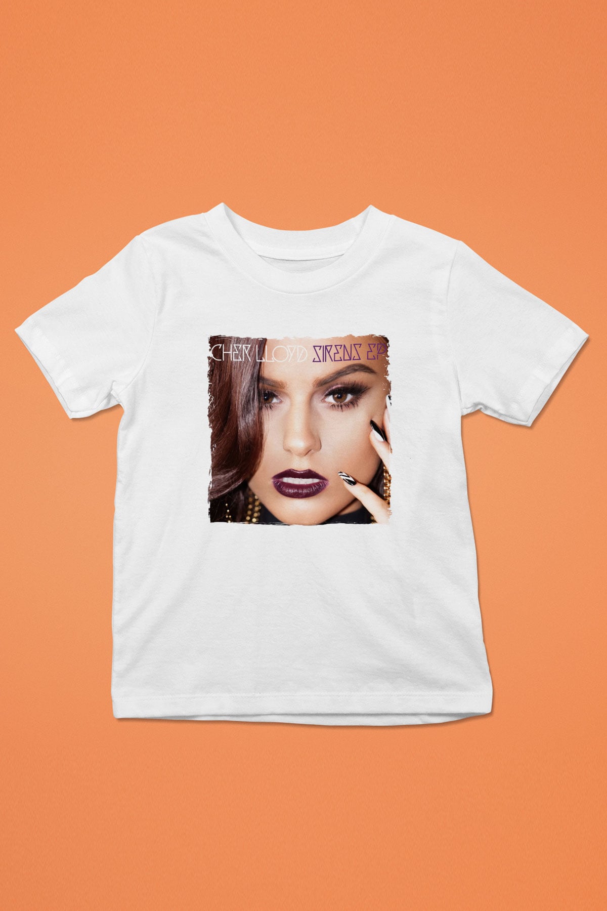 Cher Lloyd Beyaz Unisex Çocuk Tişört