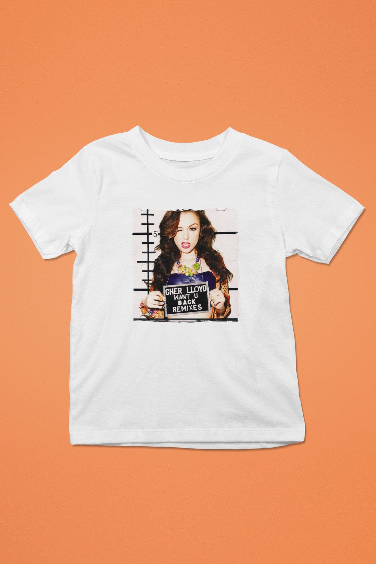 Cher Lloyd Beyaz Unisex Çocuk Tişört