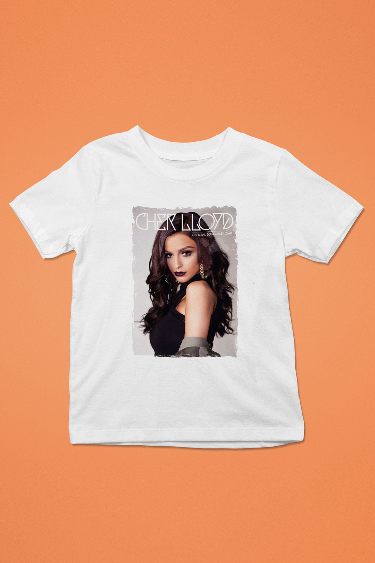 Cher Lloyd Beyaz Unisex Çocuk Tişört