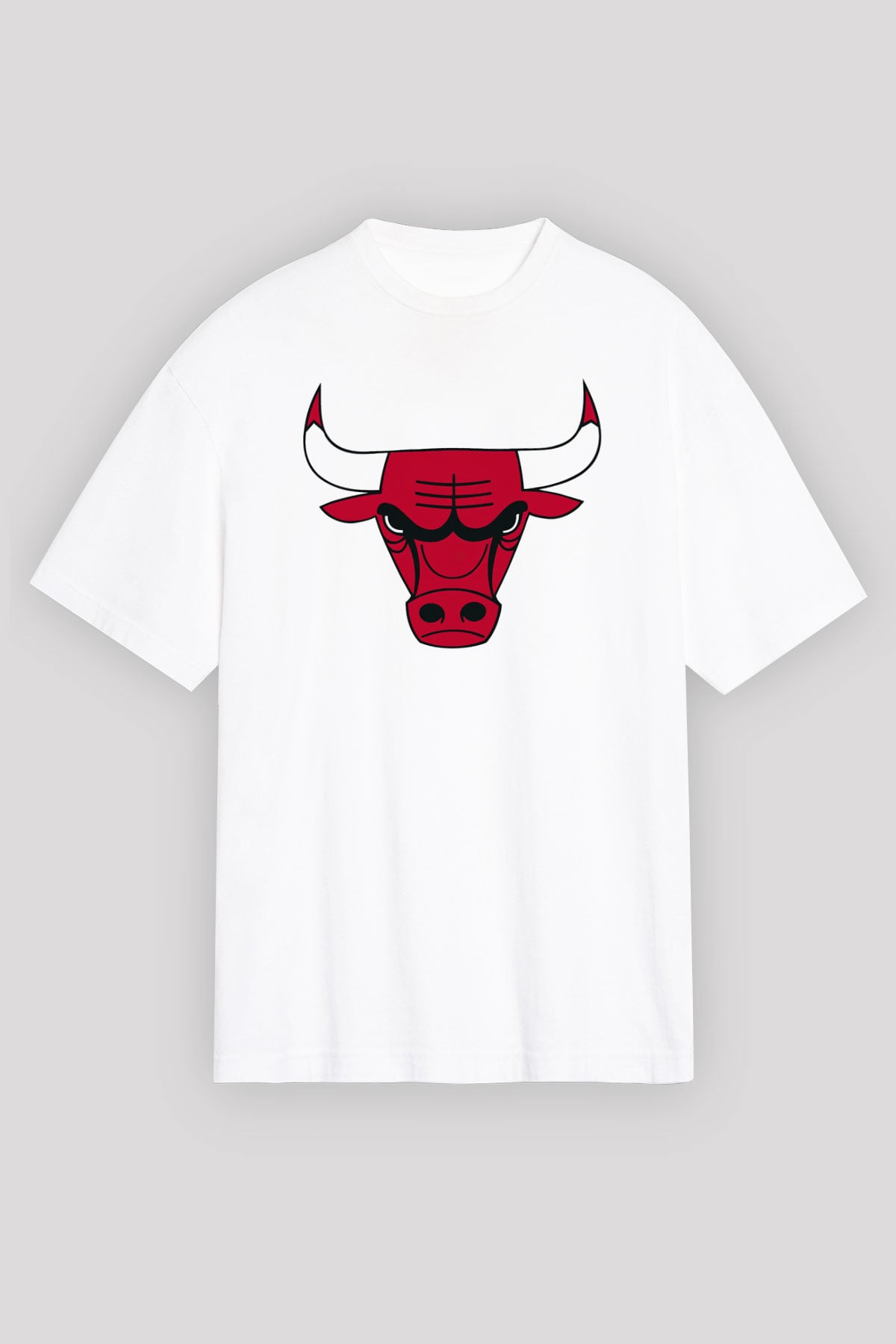 Chicago Bulls Beyaz Unisex Tişört T-Shirt - TişörtFabrikası