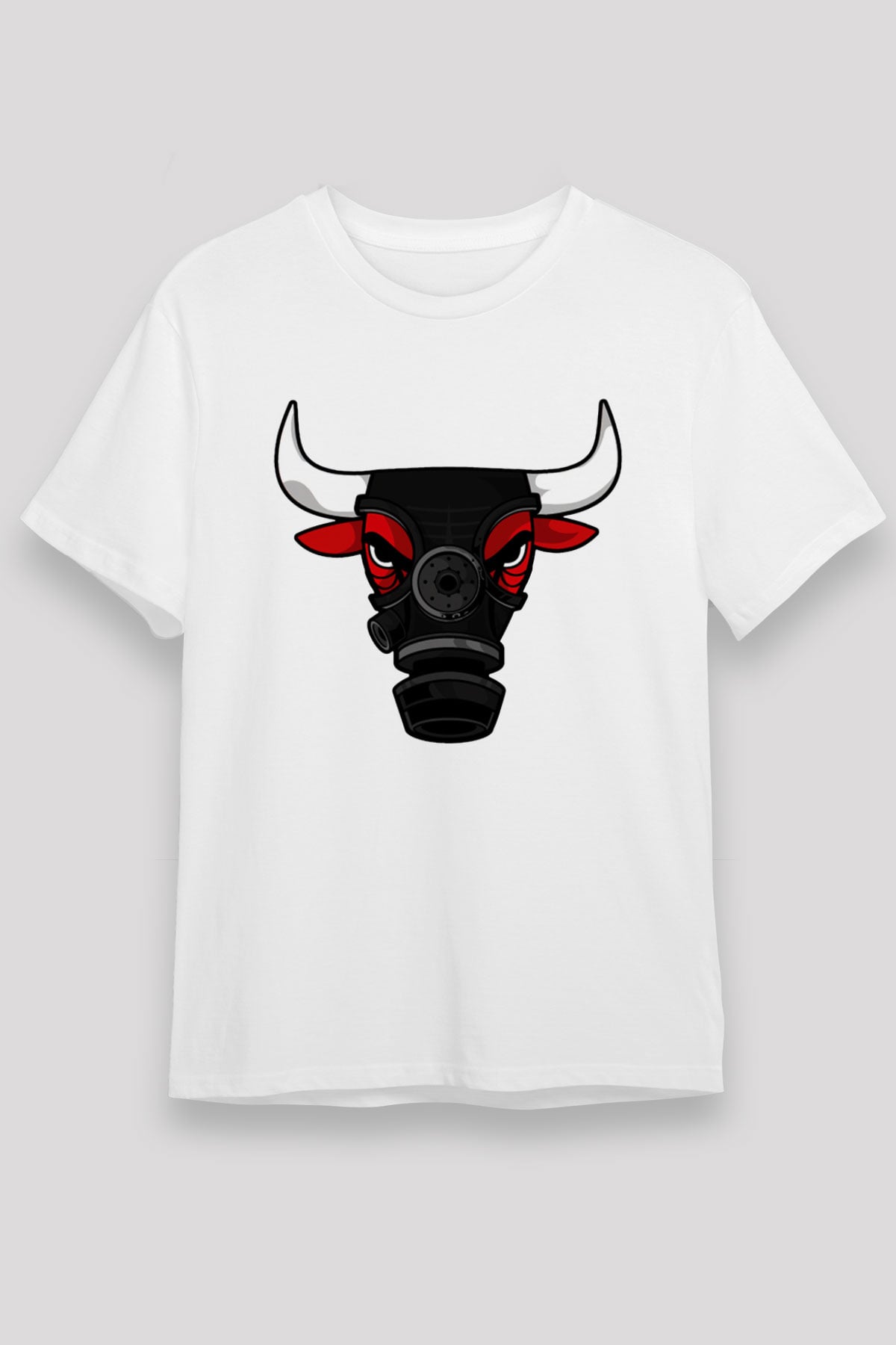 Chicago Bulls Beyaz Unisex Tişört T-Shirt - TişörtFabrikası