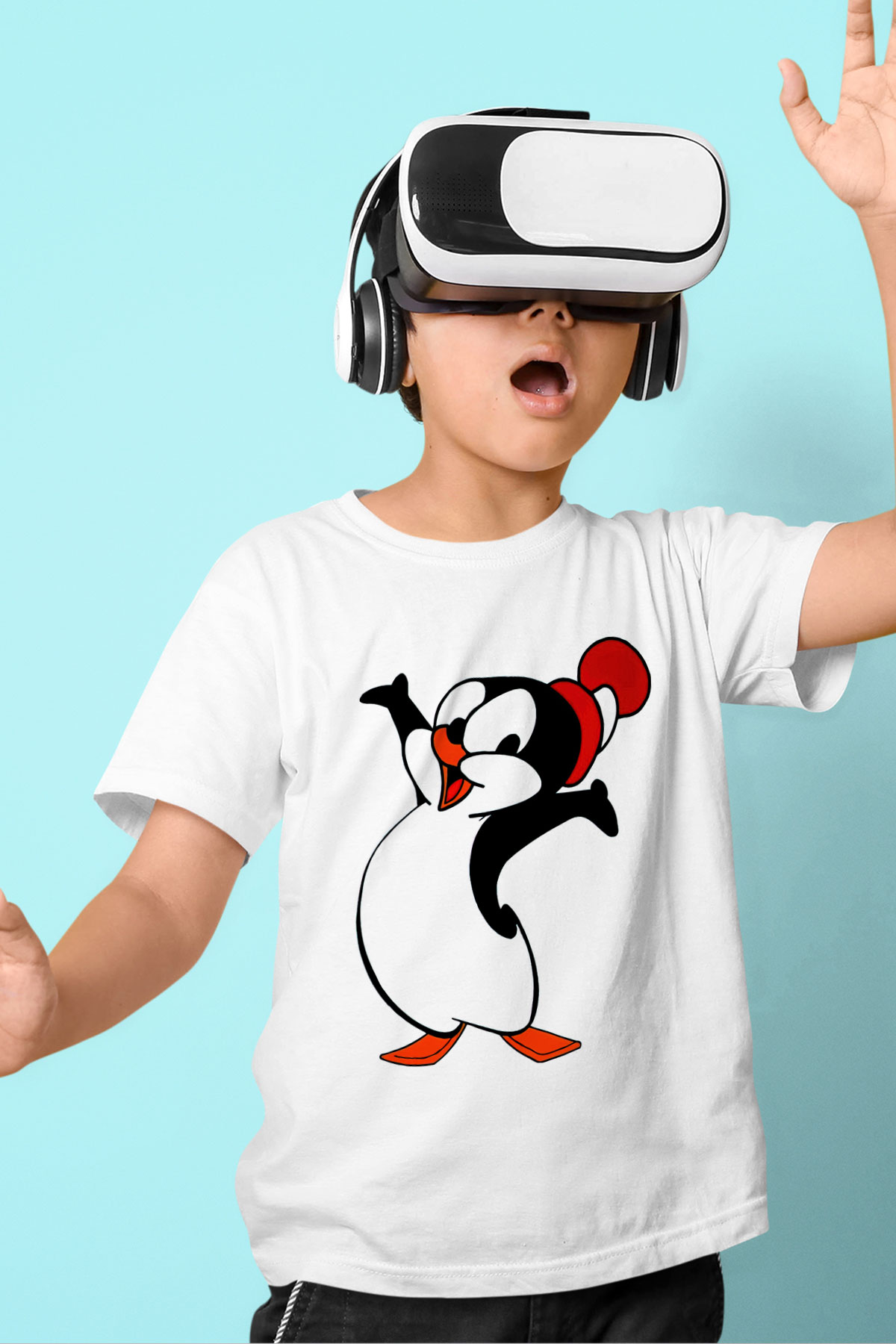 Chilly Willy Beyaz Unisex  Çocuk Tişört