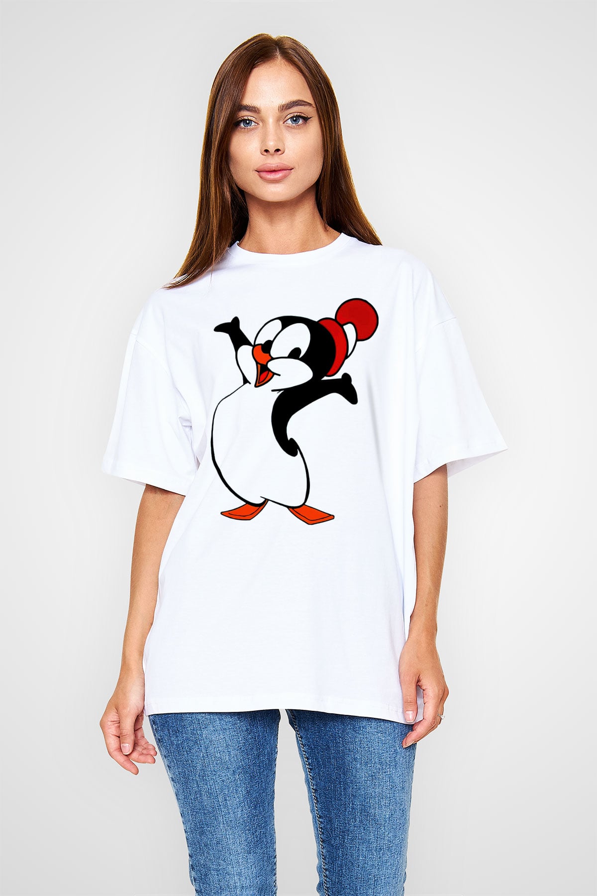 Chilly Willy Beyaz Unisex Tişört