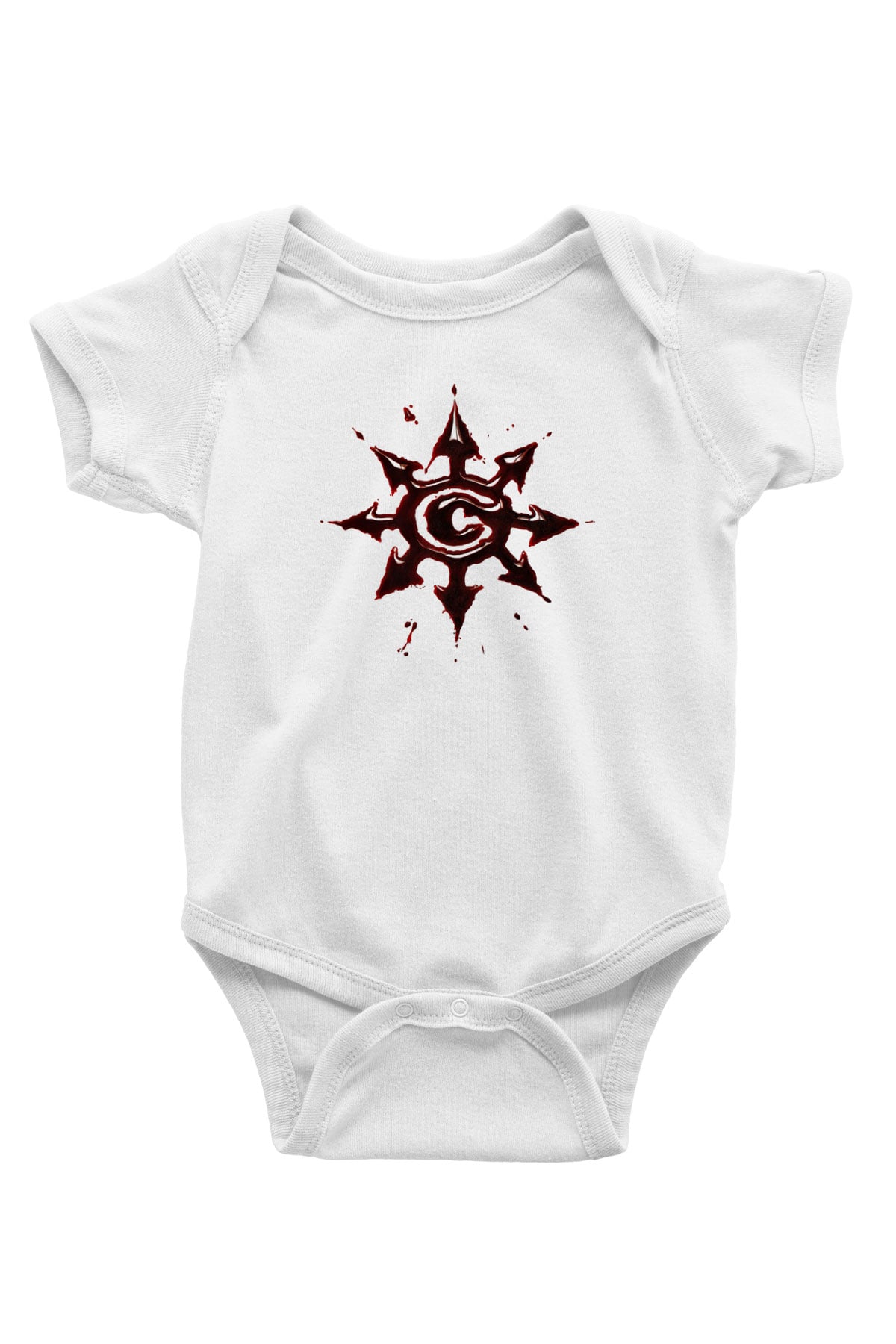Chimaira Baskılı Unisex Beyaz Bebek Body - Zıbın