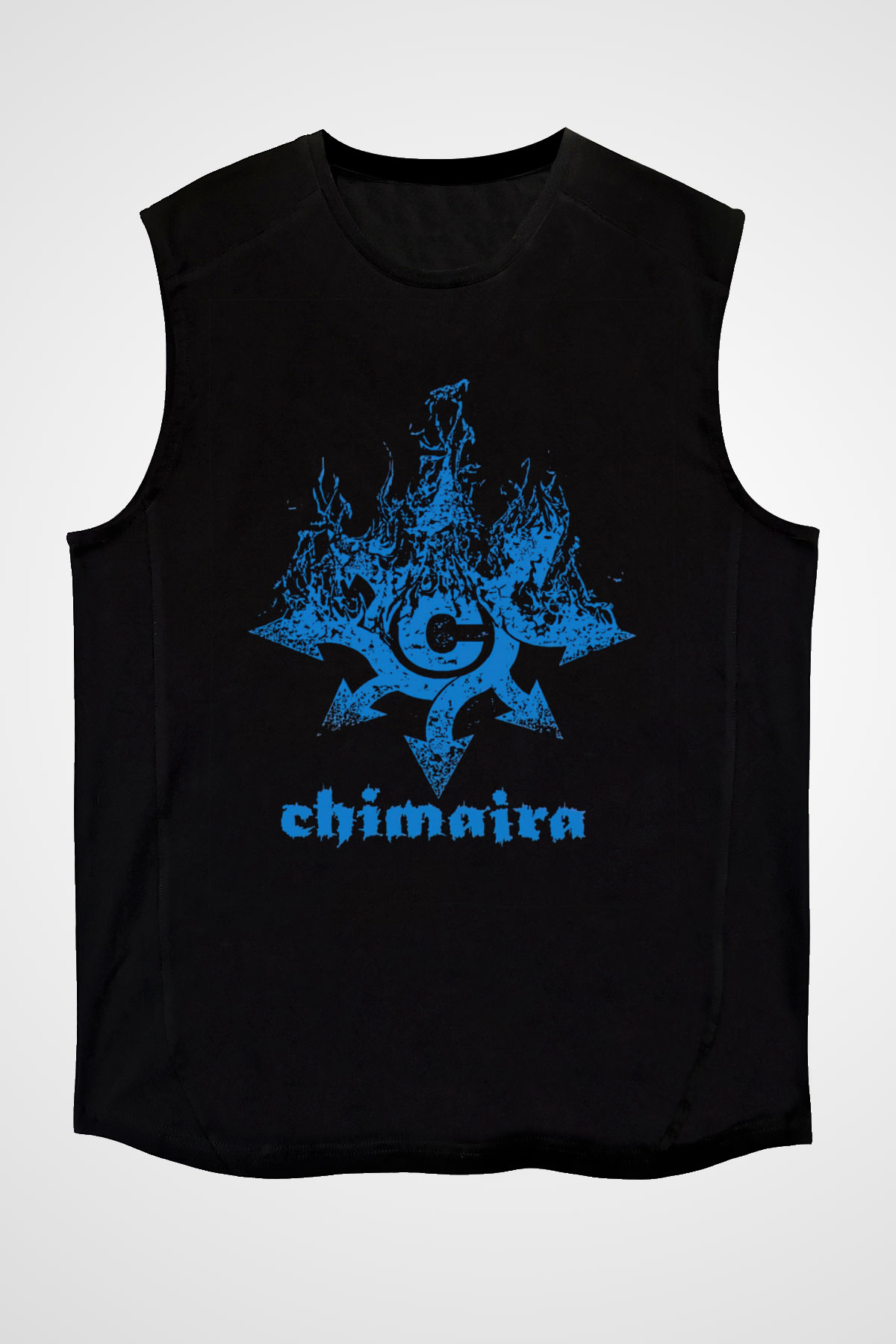 Chimaira Siyah Unisex Kolsuz Tişört