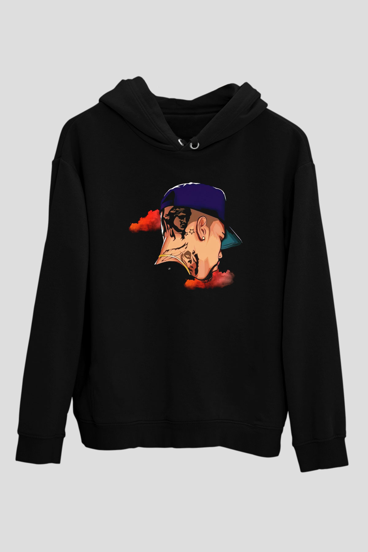 Chris Brown Siyah Unisex Hoodie