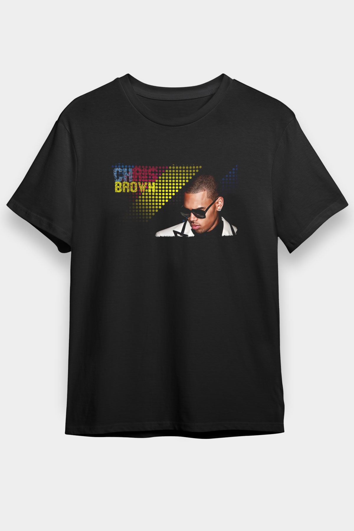 Chris Brown Siyah Unisex Tişört T-Shirt - TişörtFabrikası