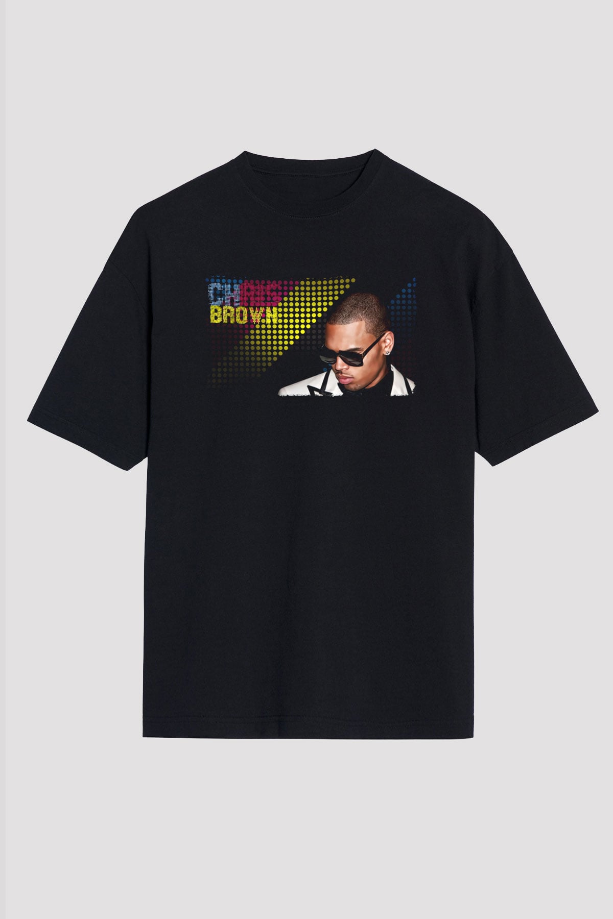 Chris Brown Siyah Unisex Tişört T-Shirt - TişörtFabrikası