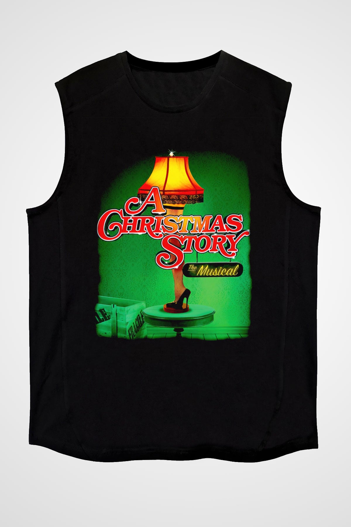 Christmas Story Siyah Unisex  Kolsuz Tişört