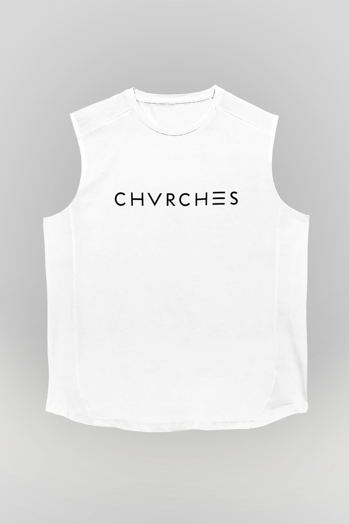 CHVRCHES Beyaz Unisex Kolsuz Tişört