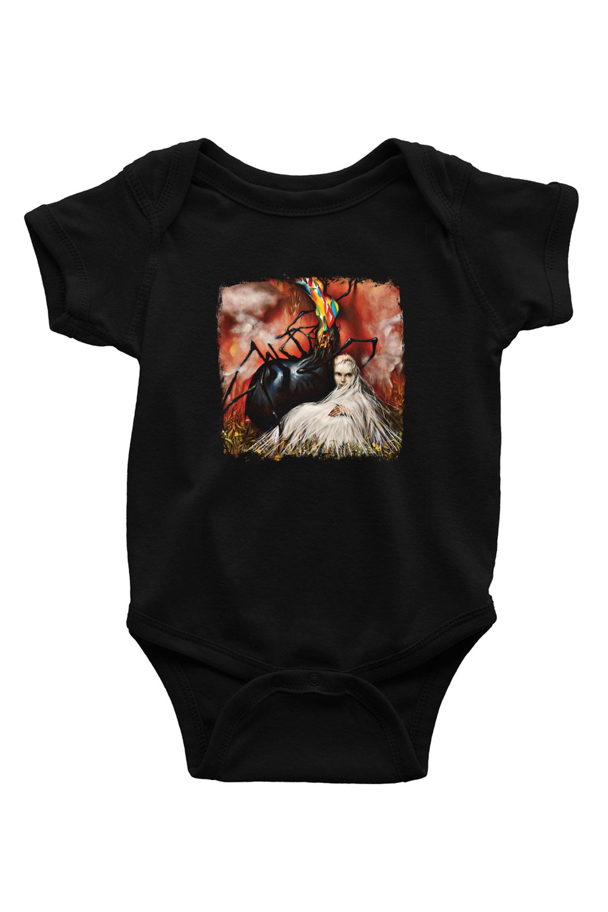 Circa Survive Baskılı Unisex Siyah Bebek Body - Zıbın