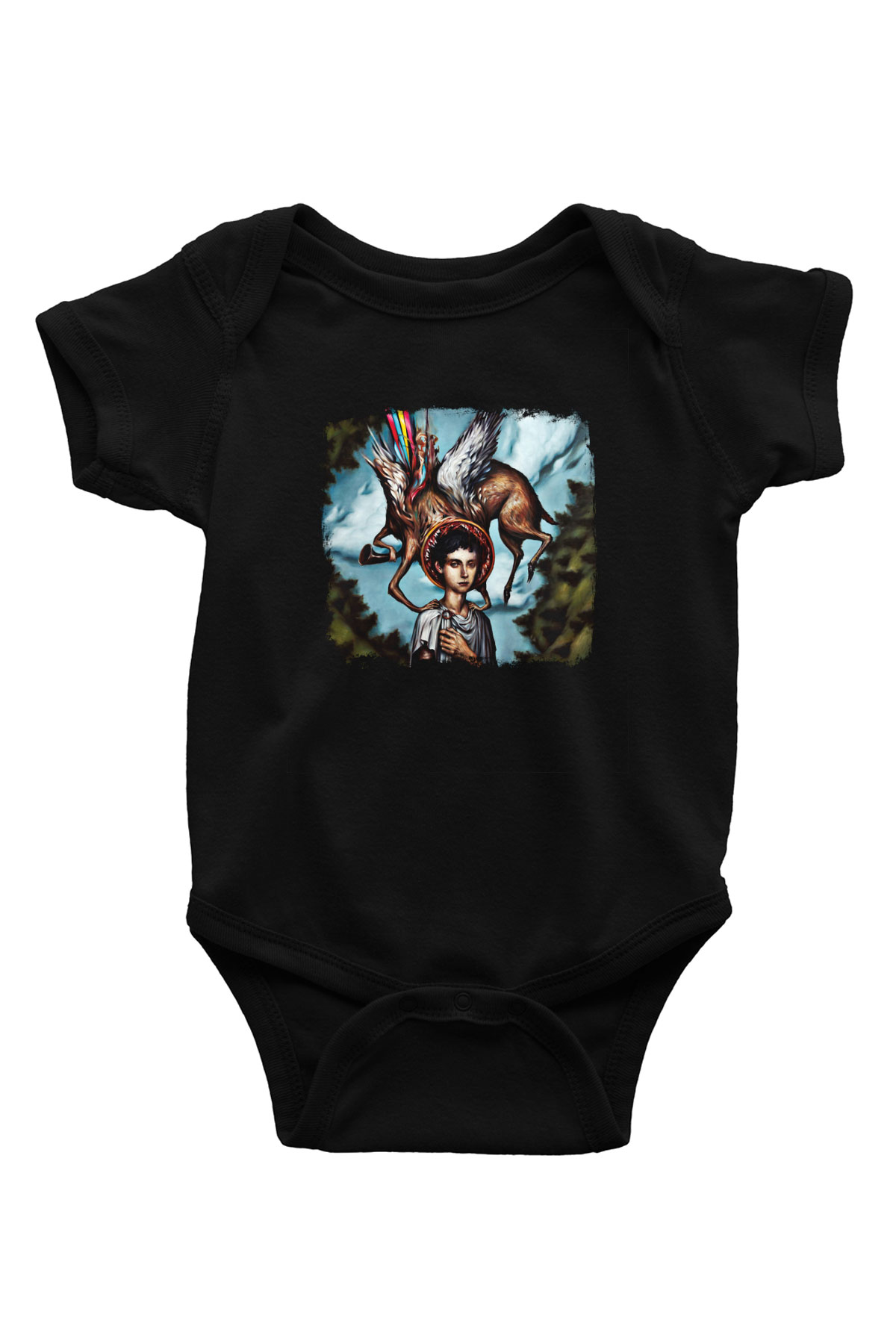 Circa Survive Baskılı Unisex Siyah Bebek Body - Zıbın