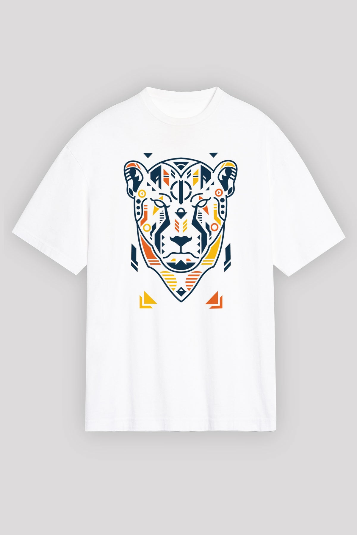 Çita Beyaz Unisex Tişört T-Shirt - TişörtFabrikası