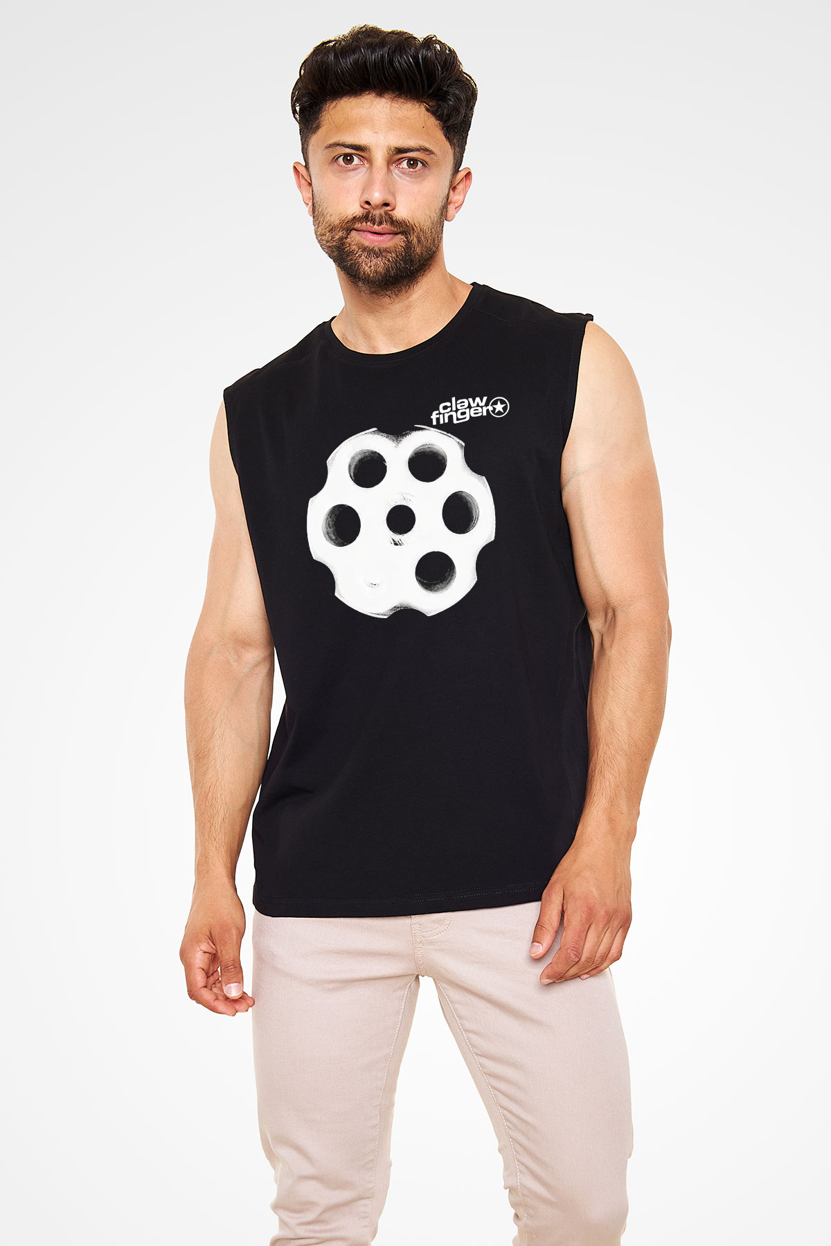 Clawfinger Siyah Unisex Kolsuz Tişört