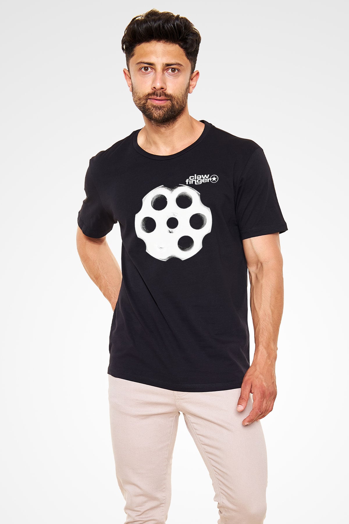 Clawfinger Siyah Unisex Tişört T-Shirt - TişörtFabrikası