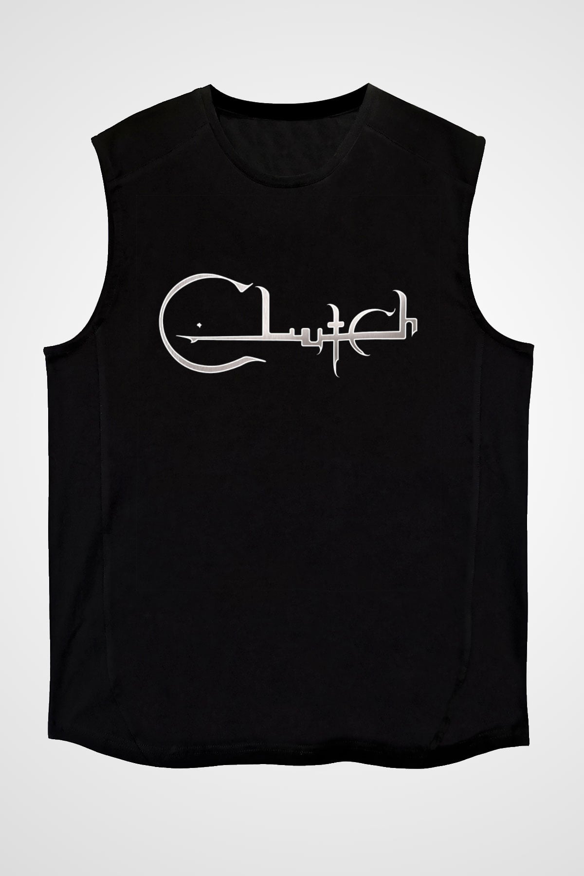 Clutch Siyah Unisex Kolsuz Tişört