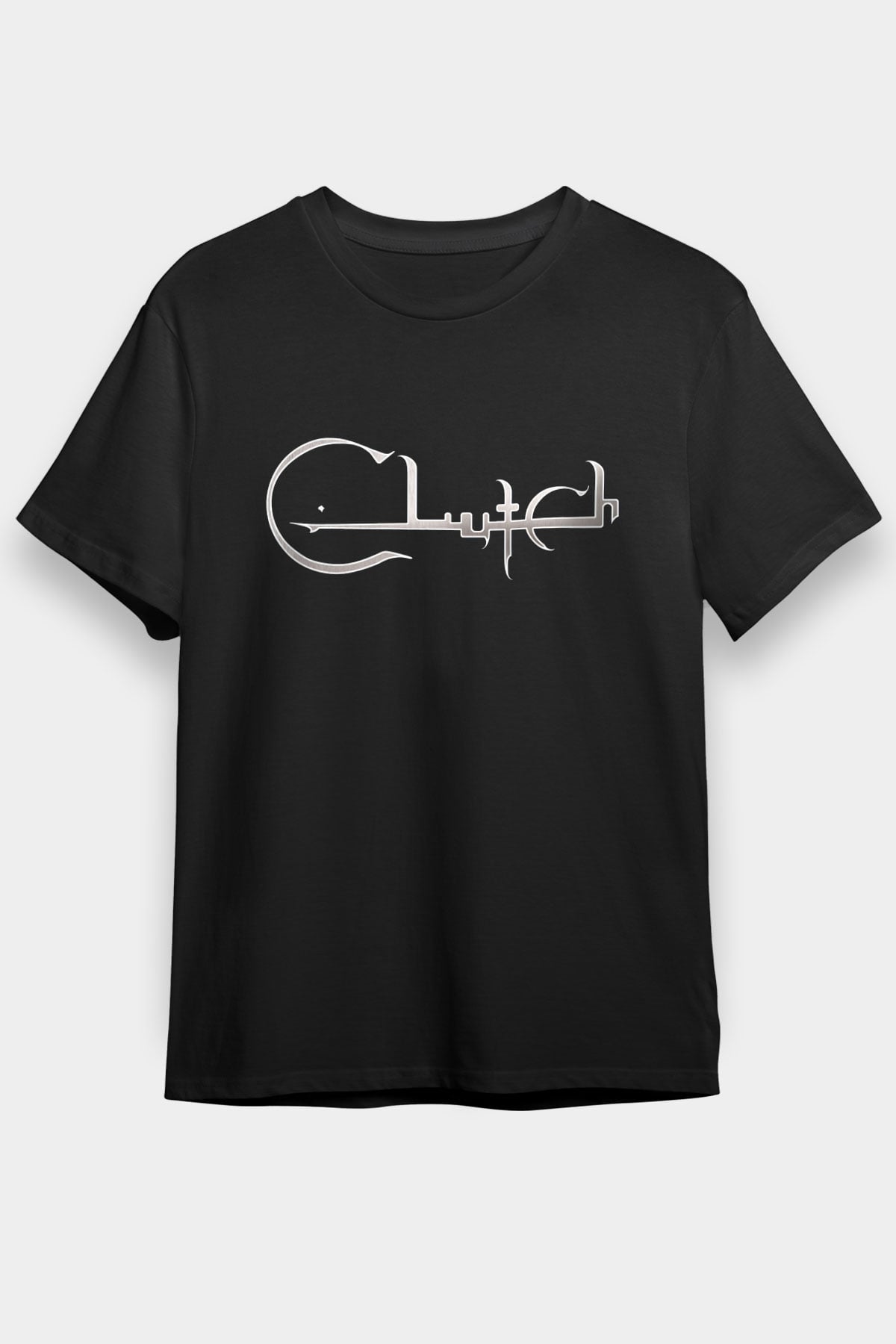 Clutch Siyah Unisex Tişört T-Shirt - TişörtFabrikası