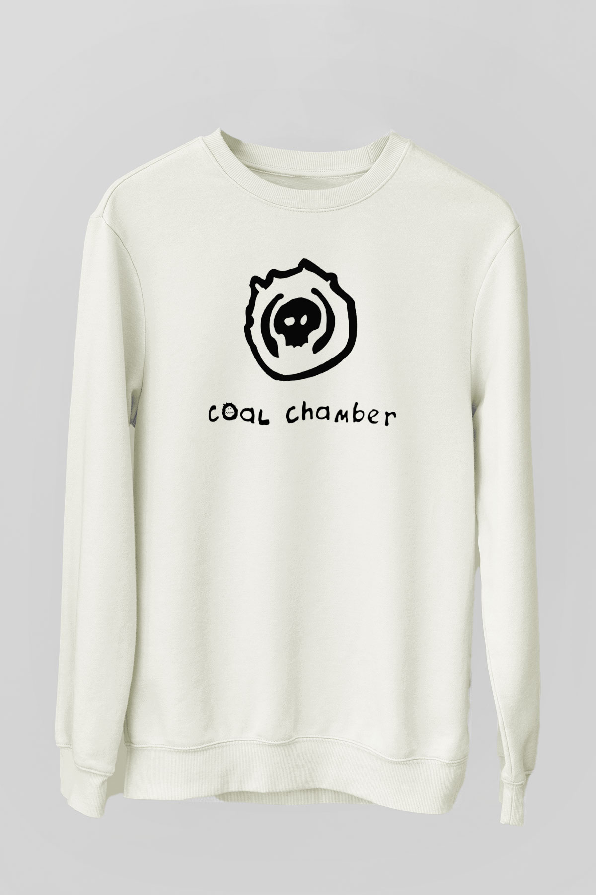 Coal Chamber Beyaz Unisex Sweatshirt
