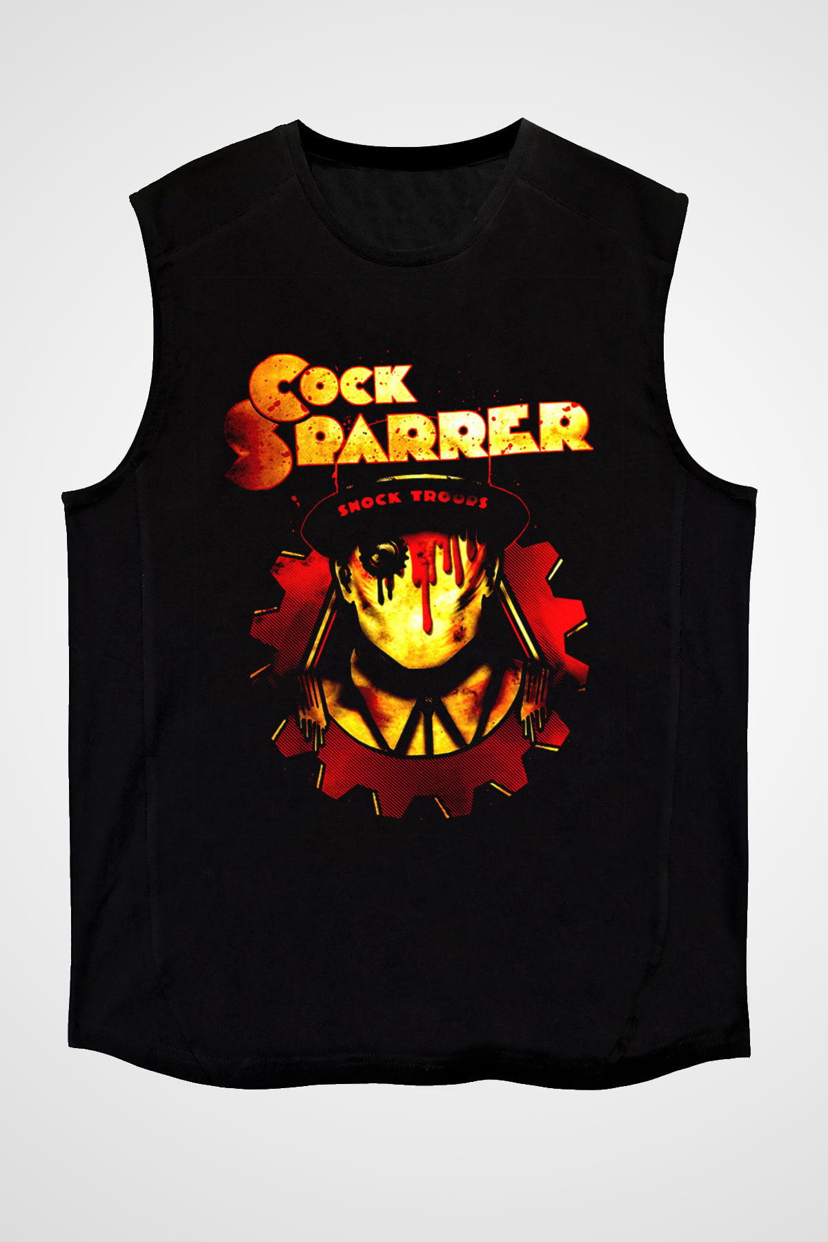 Cock Sparrer Siyah Unisex Kolsuz Tişört