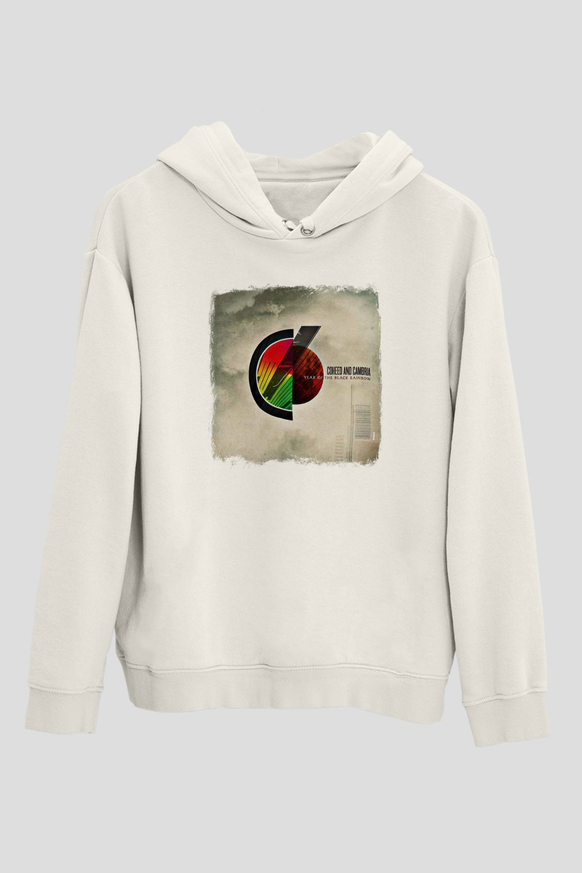 Coheed and Cambria Baskılı Unisex Beyaz Hoodie