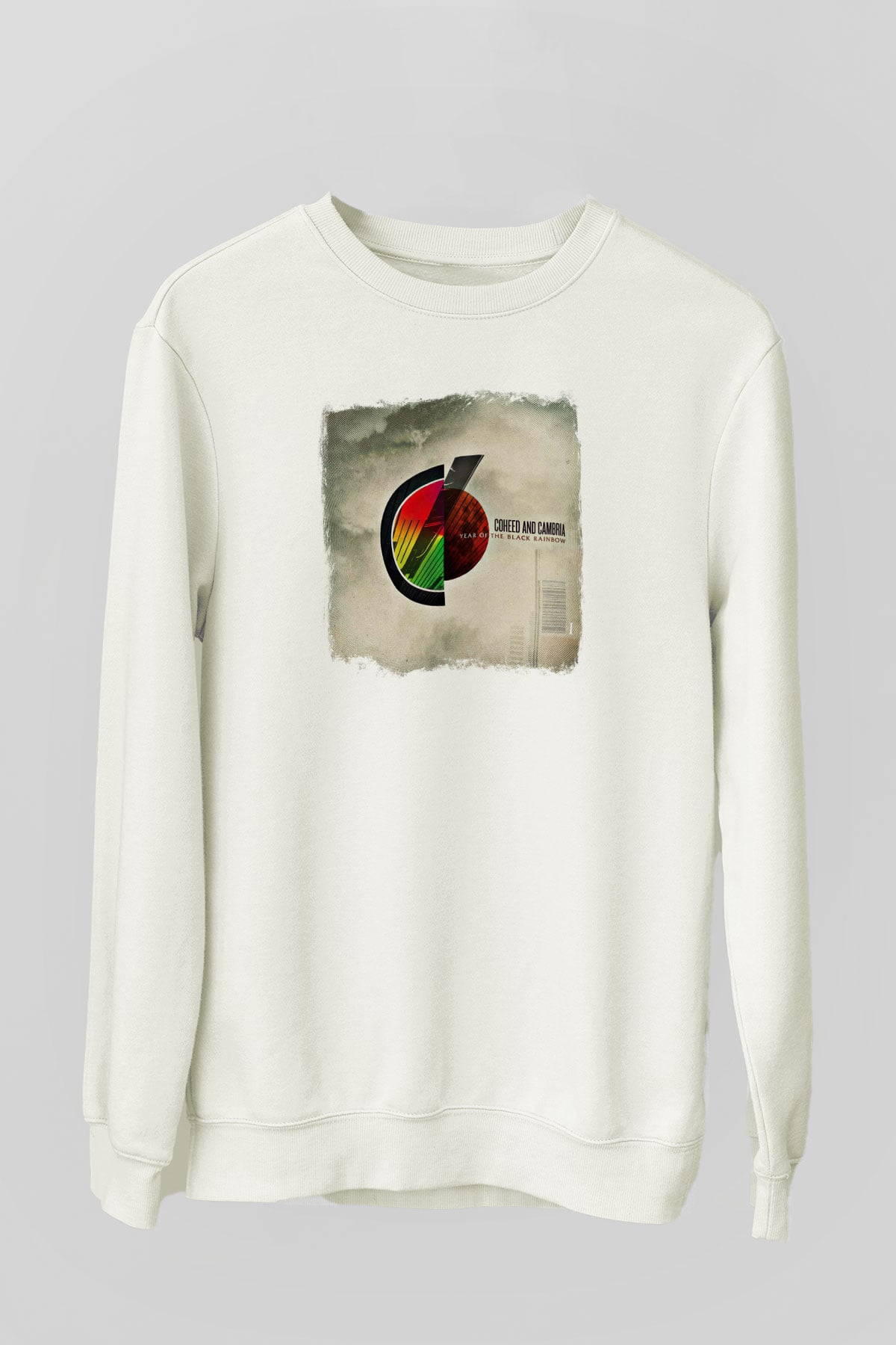 Coheed and Cambria Baskılı Unisex Beyaz Sweatshirt
