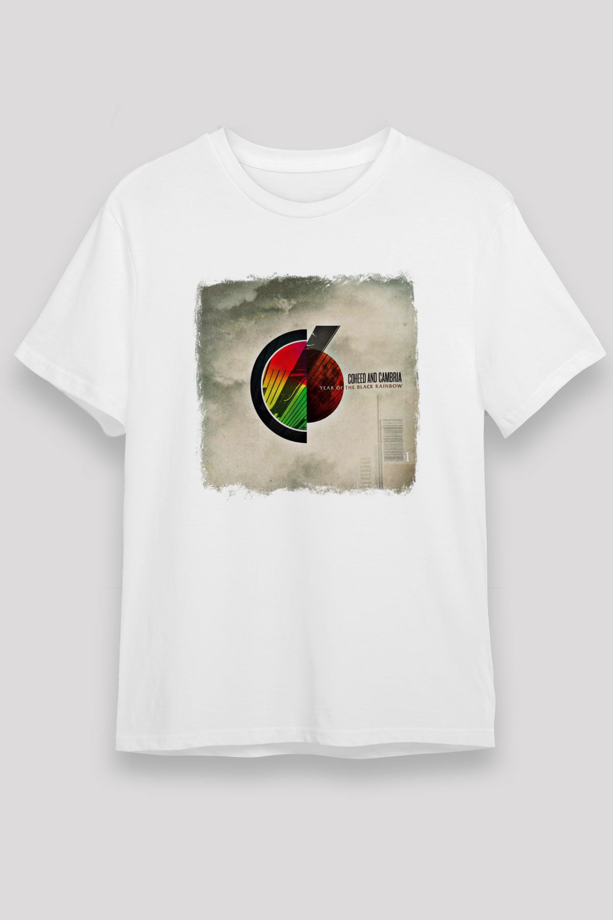 Coheed and Cambria Baskılı Unisex Beyaz Tişört