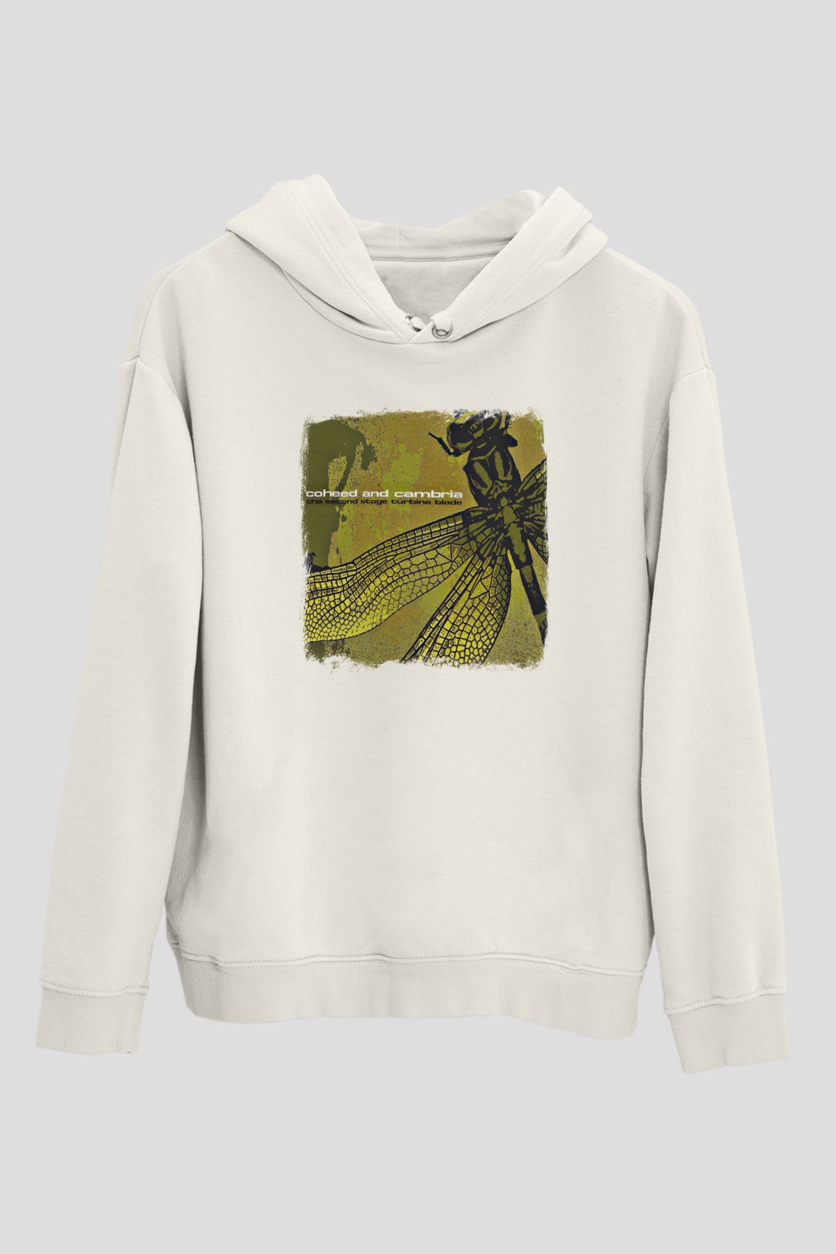 Coheed and Cambria Baskılı Unisex Beyaz Hoodie