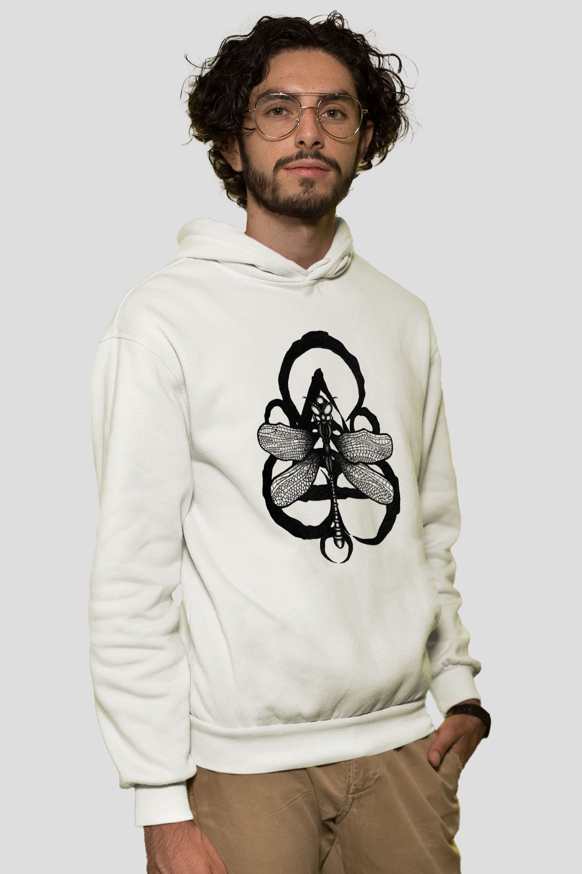 Coheed and Cambria Beyaz Unisex Kapşonlu Sweatshirt