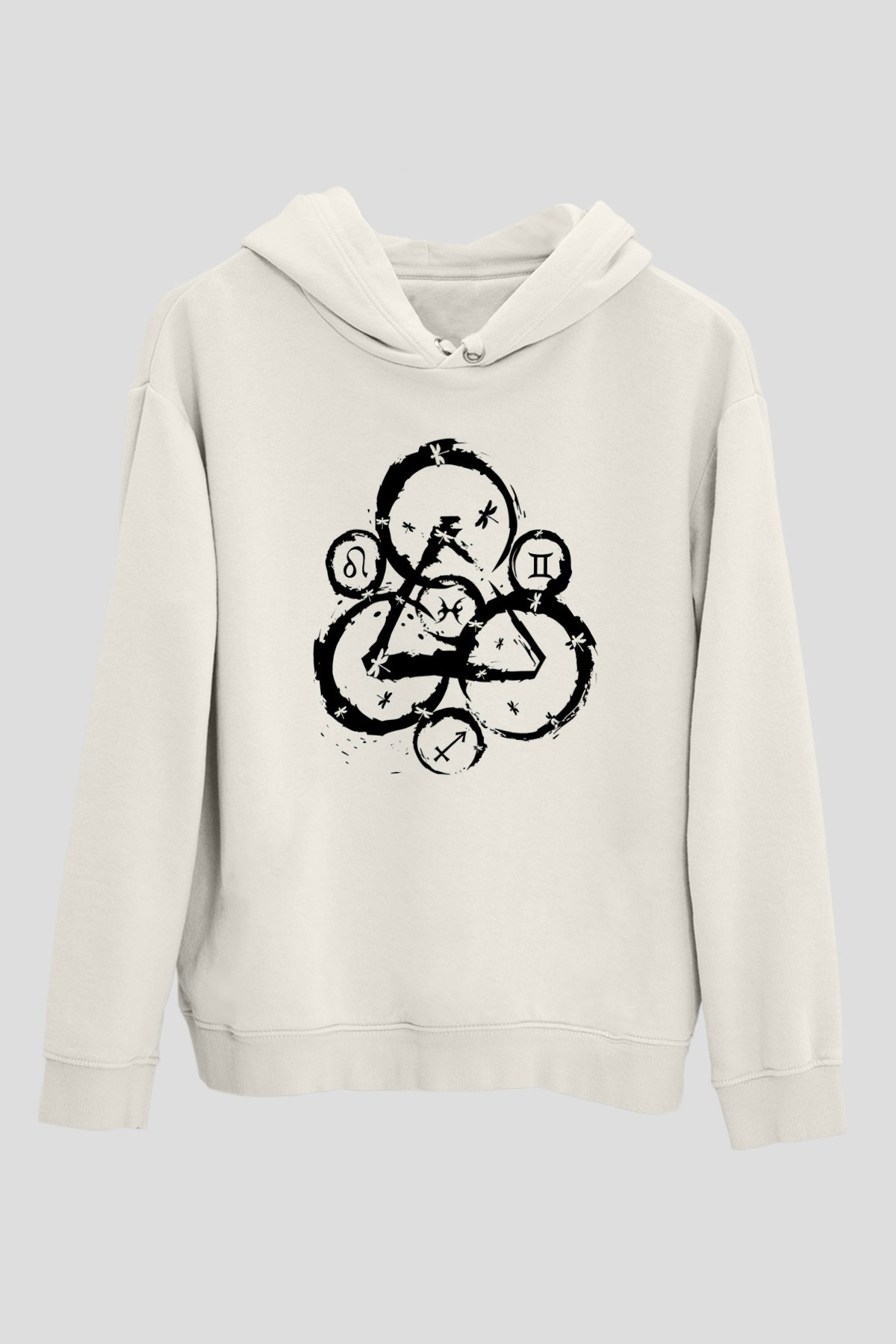 Coheed and Cambria Beyaz Unisex Kapüşonlu Sweatshirt
