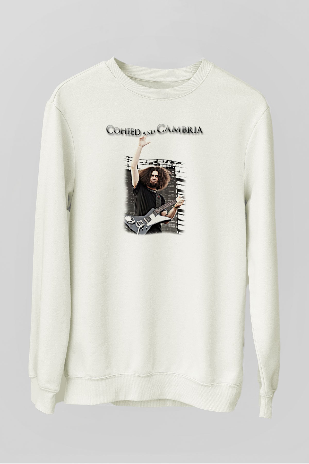 Coheed and Cambria Beyaz Unisex Sweatshirt