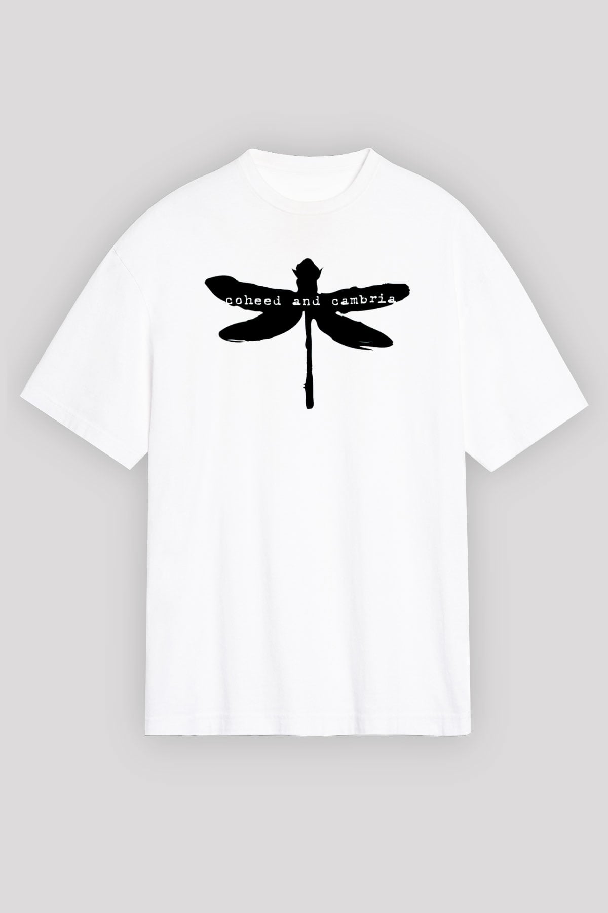 Coheed and Cambria Beyaz Unisex Tişört T-Shirt - TişörtFabrikası