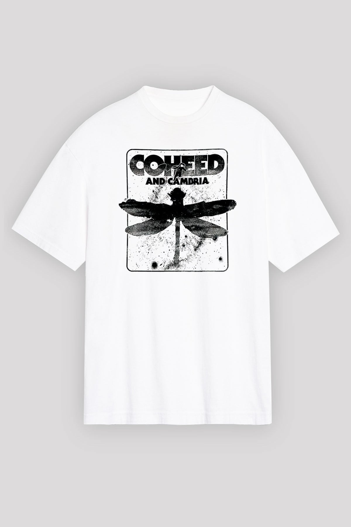 Coheed and Cambria Beyaz Unisex Tişört T-Shirt - TişörtFabrikası