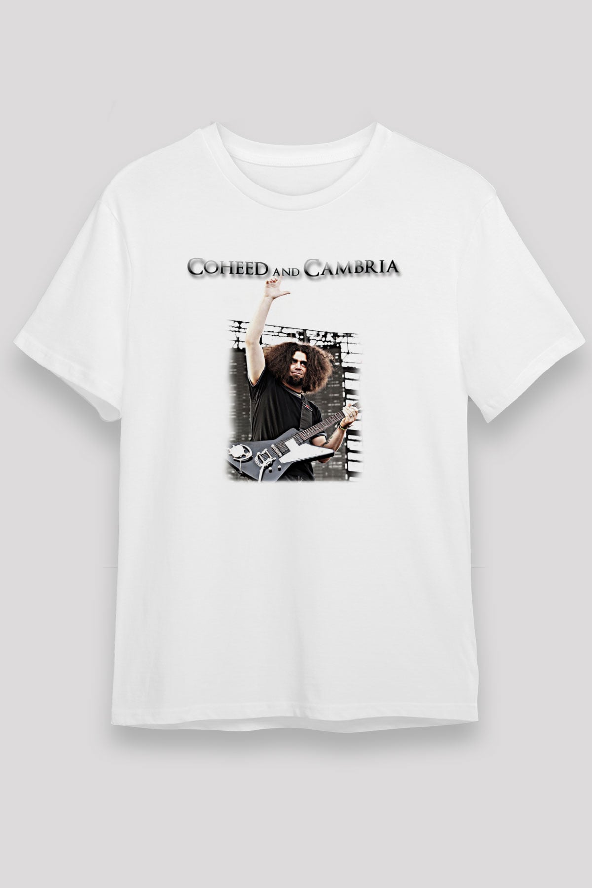 Coheed and Cambria Beyaz Unisex Tişört T-Shirt - TişörtFabrikası