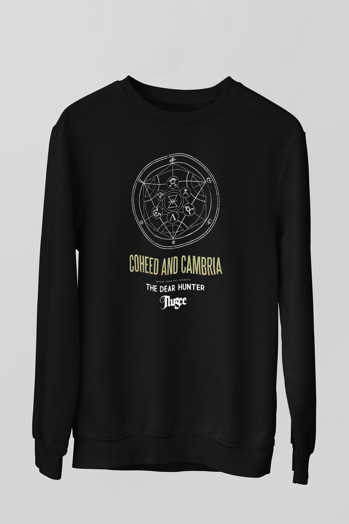 Coheed and Cambria Siyah Unisex Sweatshirt