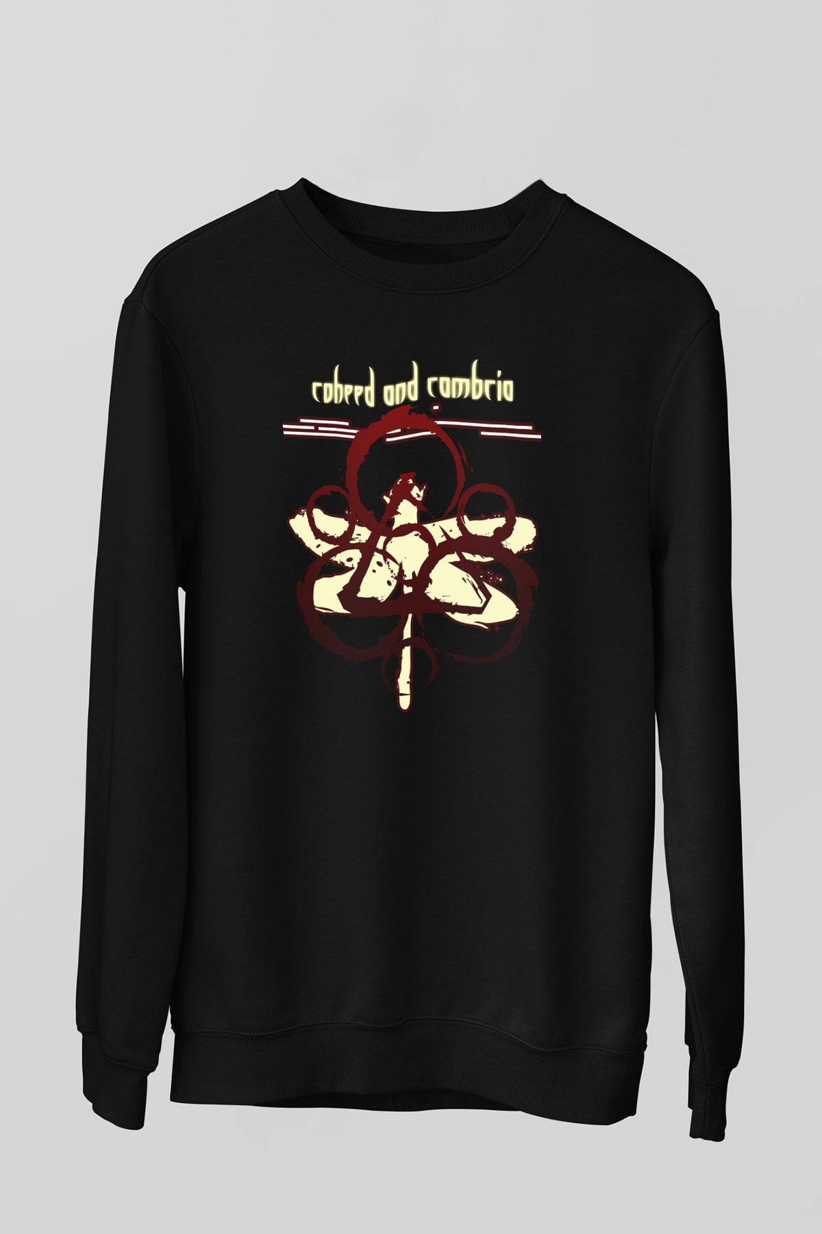 Coheed and Cambria Siyah Unisex Sweatshirt