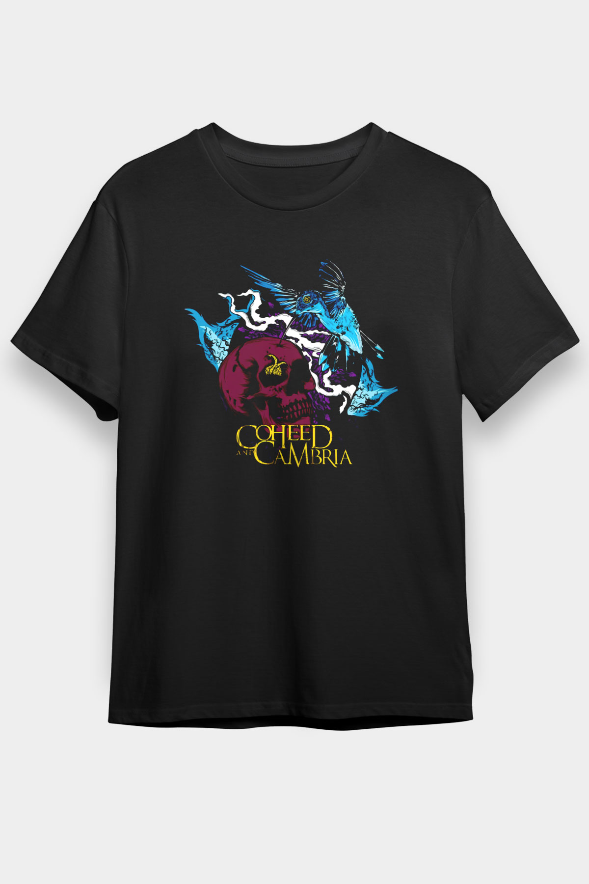 Coheed and Cambria Siyah Unisex Tişört T-Shirt - TişörtFabrikası