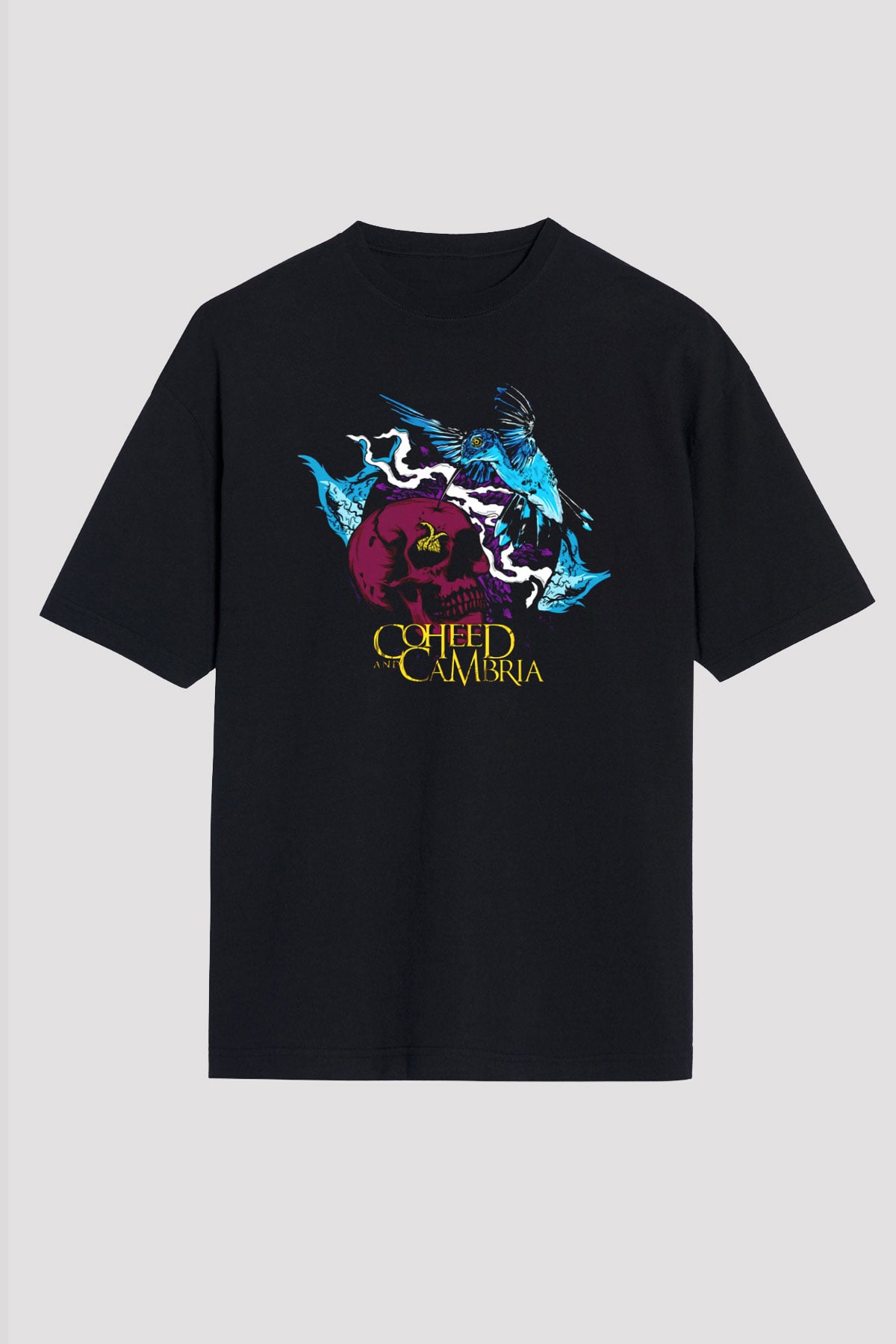 Coheed and Cambria Siyah Unisex Tişört T-Shirt - TişörtFabrikası