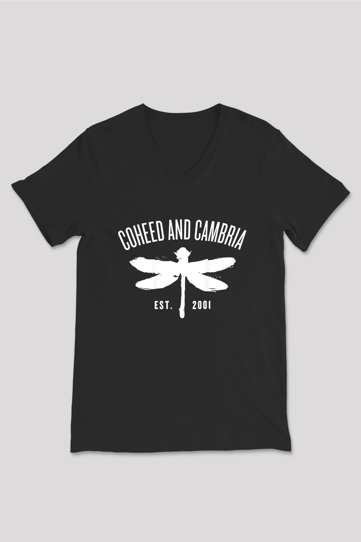 Coheed and Cambria Siyah Unisex V Yaka Tişört