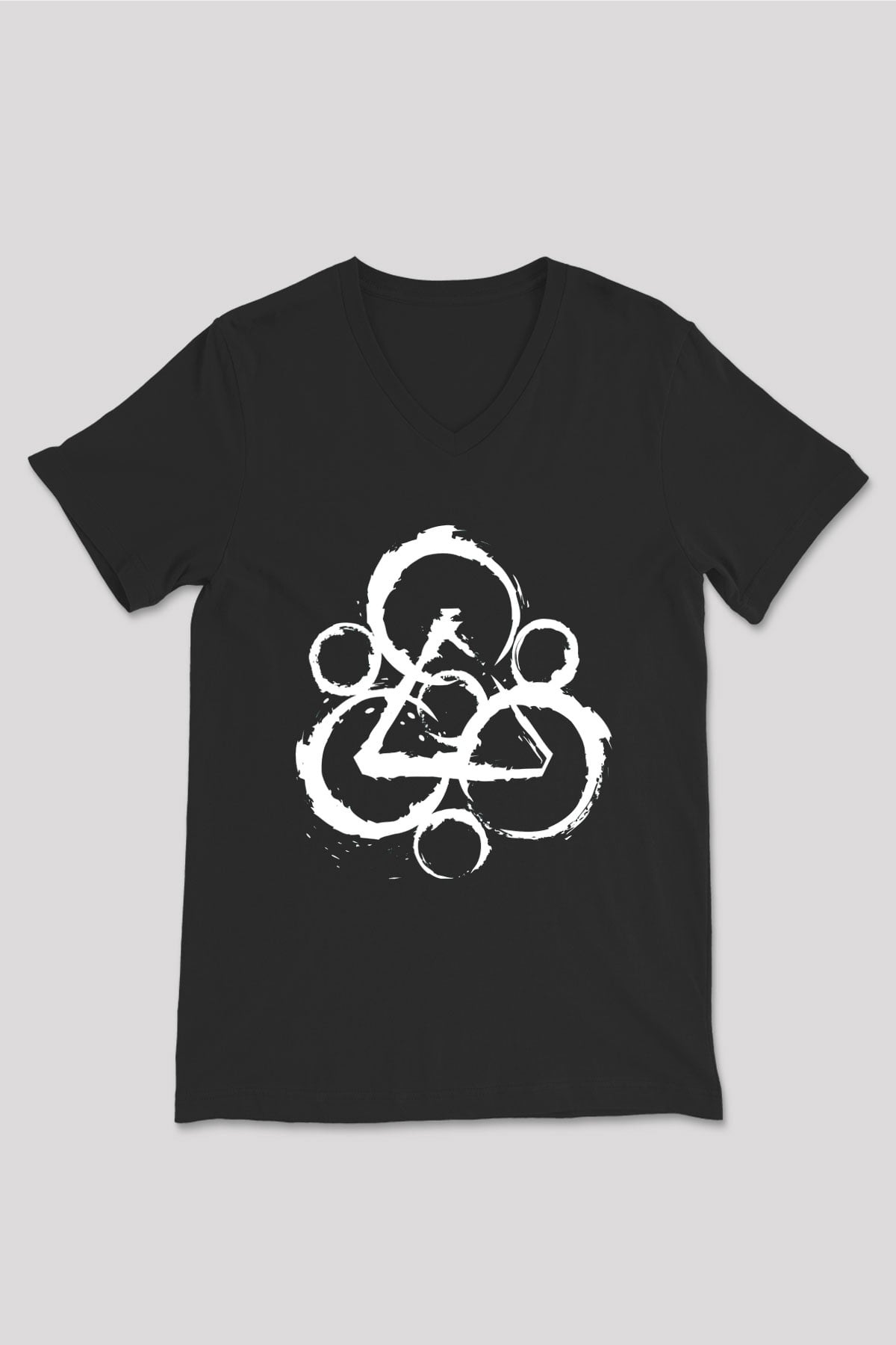 Coheed and Cambria Siyah Unisex V Yaka Tişört T-Shirt