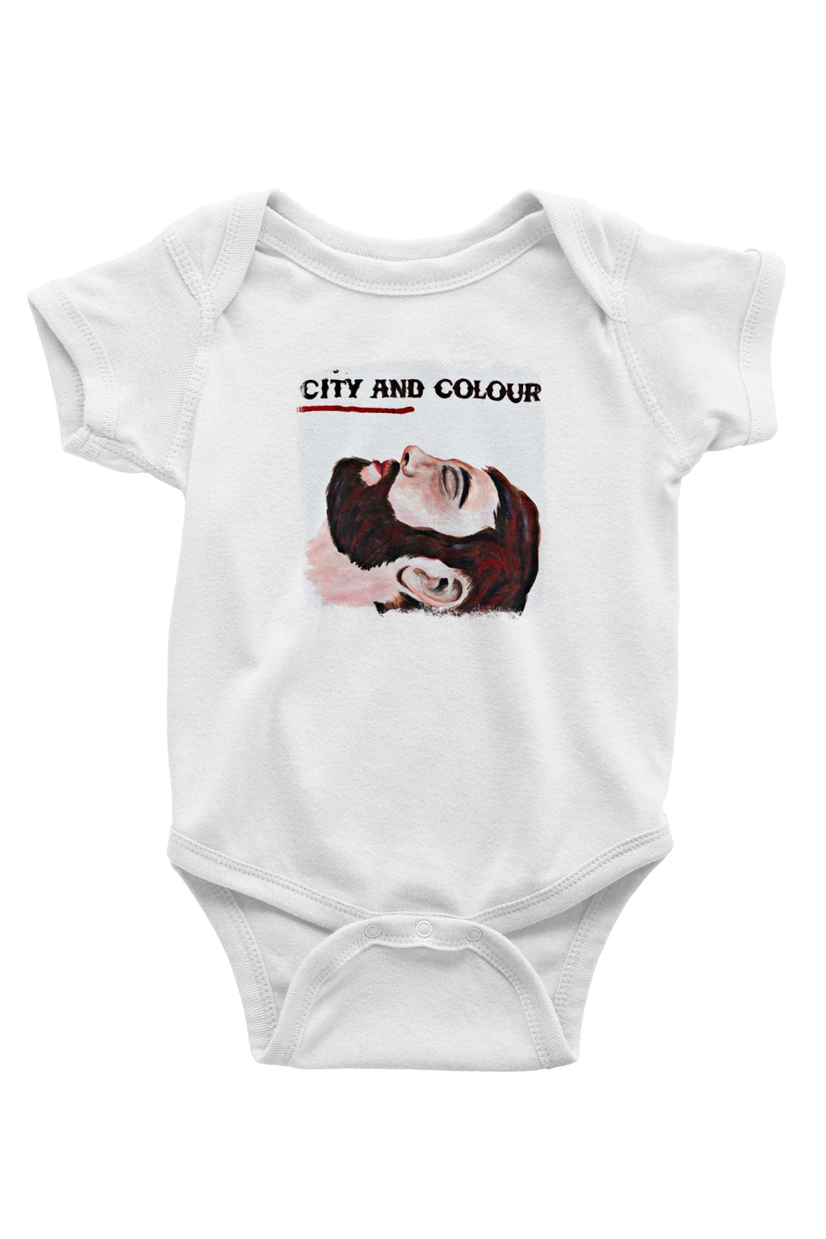 Color of Violence Baskılı Unisex Beyaz Bebek Body - Zıbın