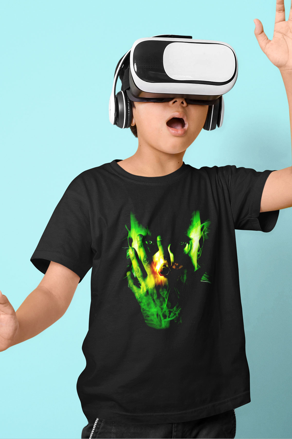 Command and Conquer Baskılı Siyah Unisex Çocuk Tişört