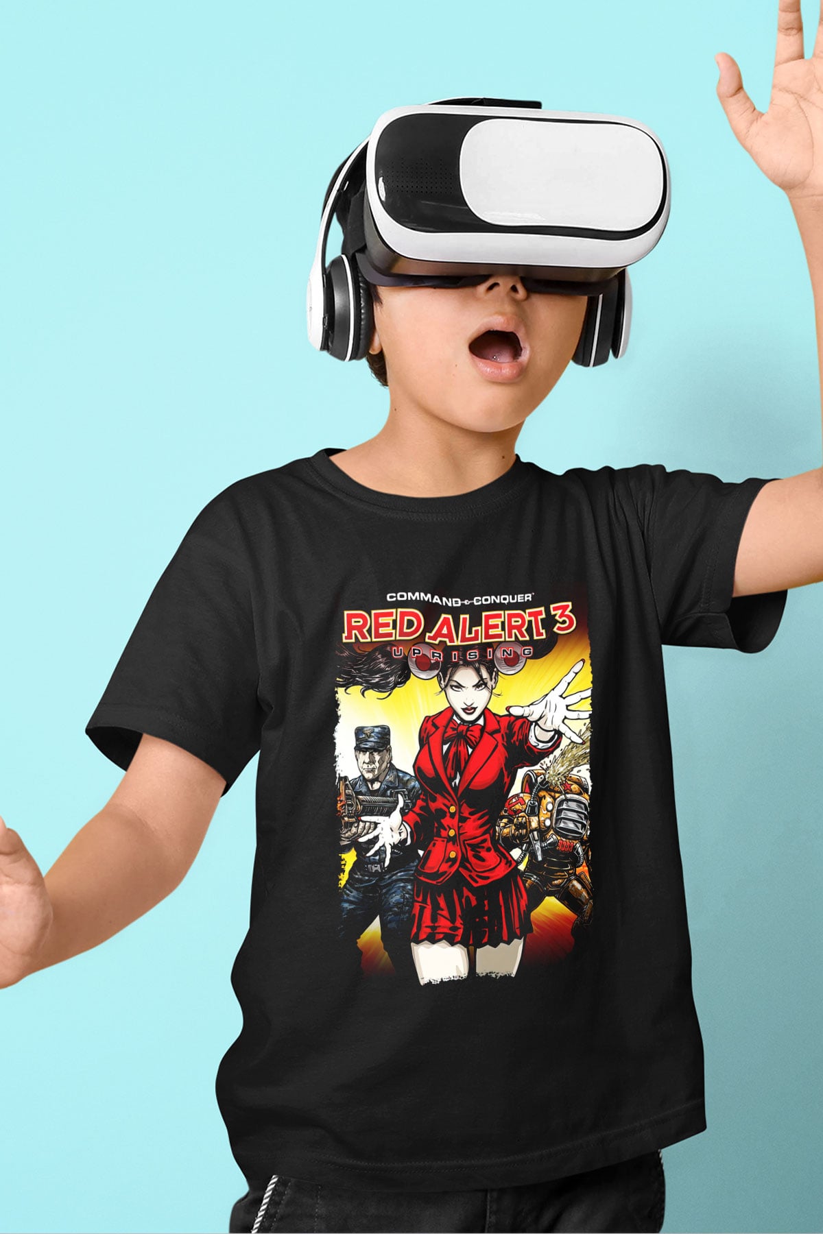 Command and Conquer Siyah Unisex Çocuk Tişört