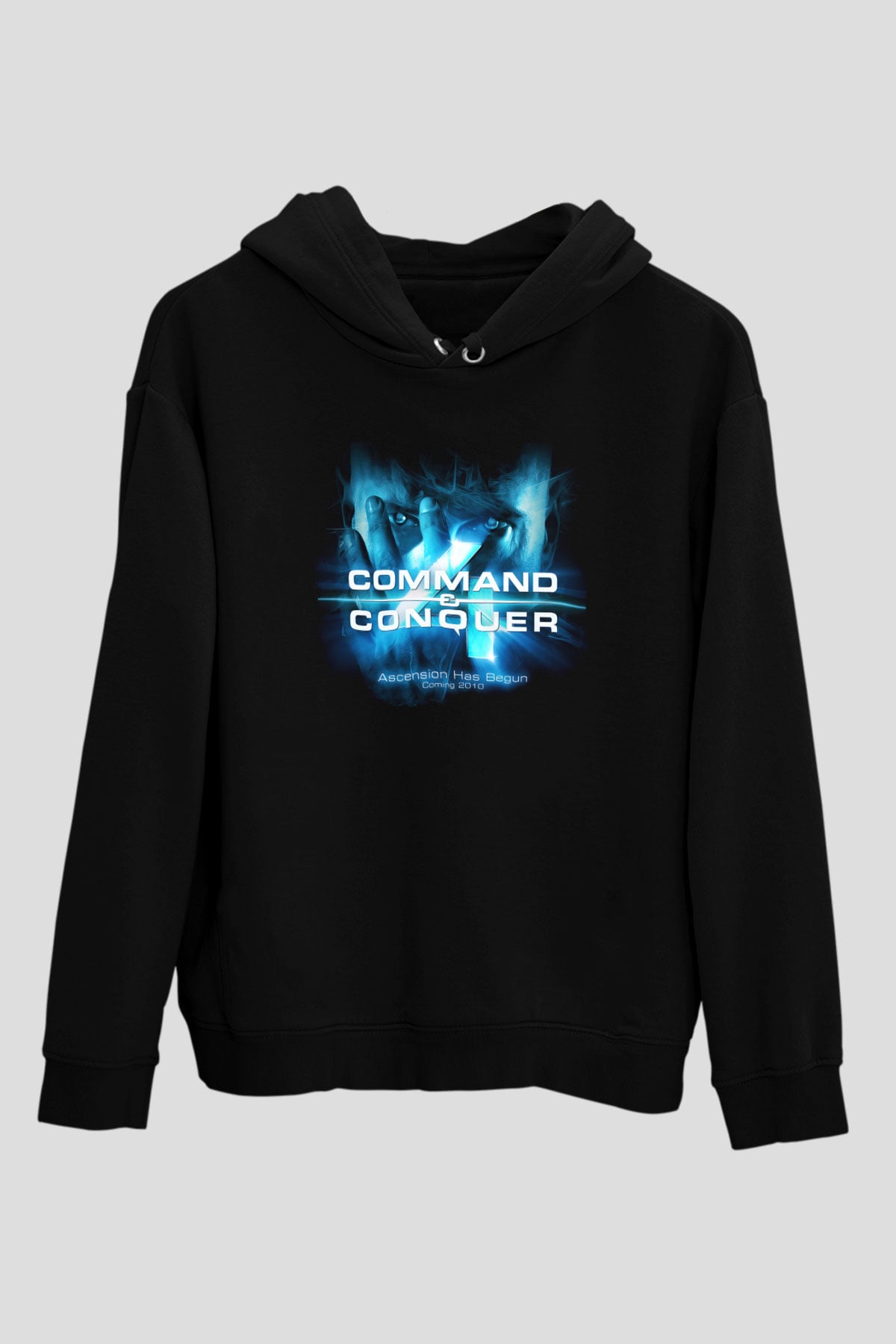 Command and Conquer Siyah Unisex Hoodie