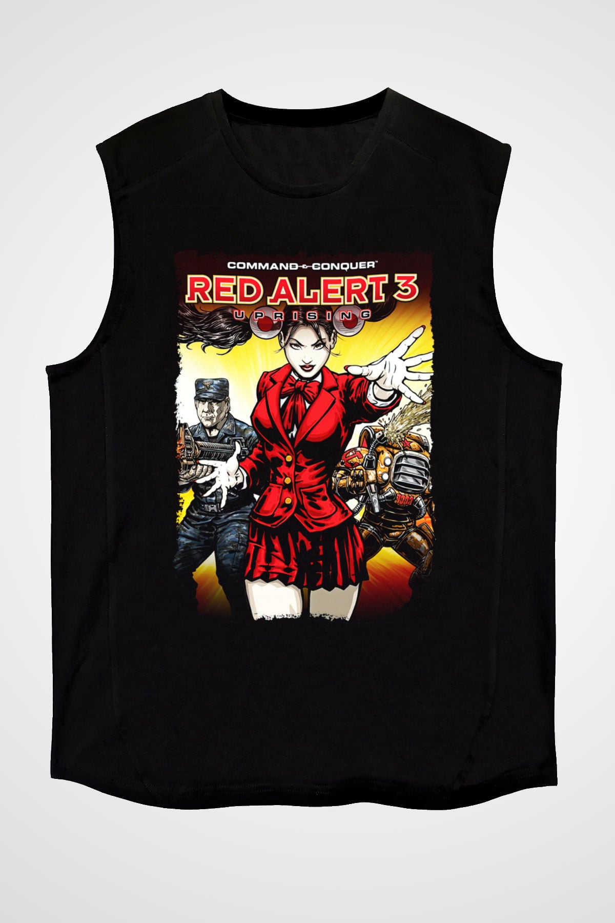 Command and Conquer Siyah Unisex Kolsuz Tişört
