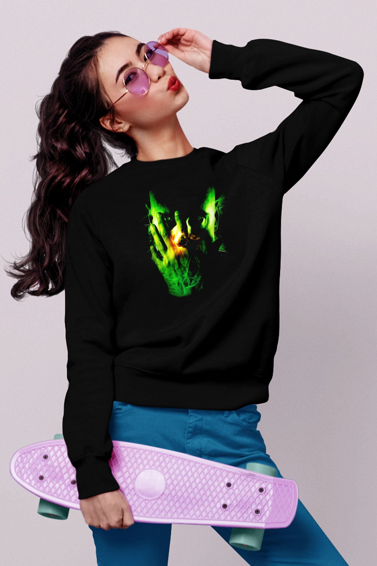 Command and Conquer Siyah Unisex Sweatshirt