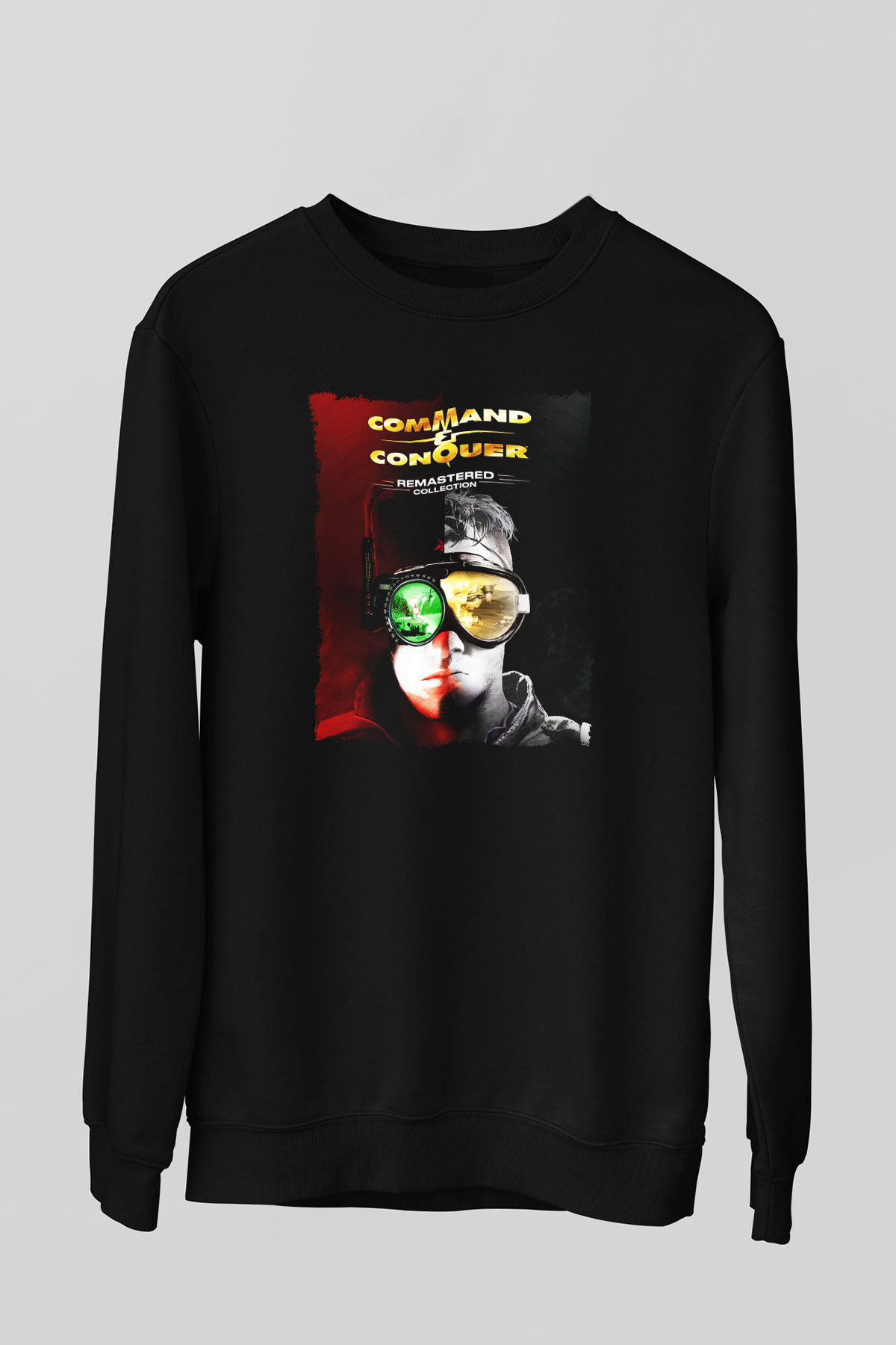 Command and Conquer Siyah Unisex Sweatshirt
